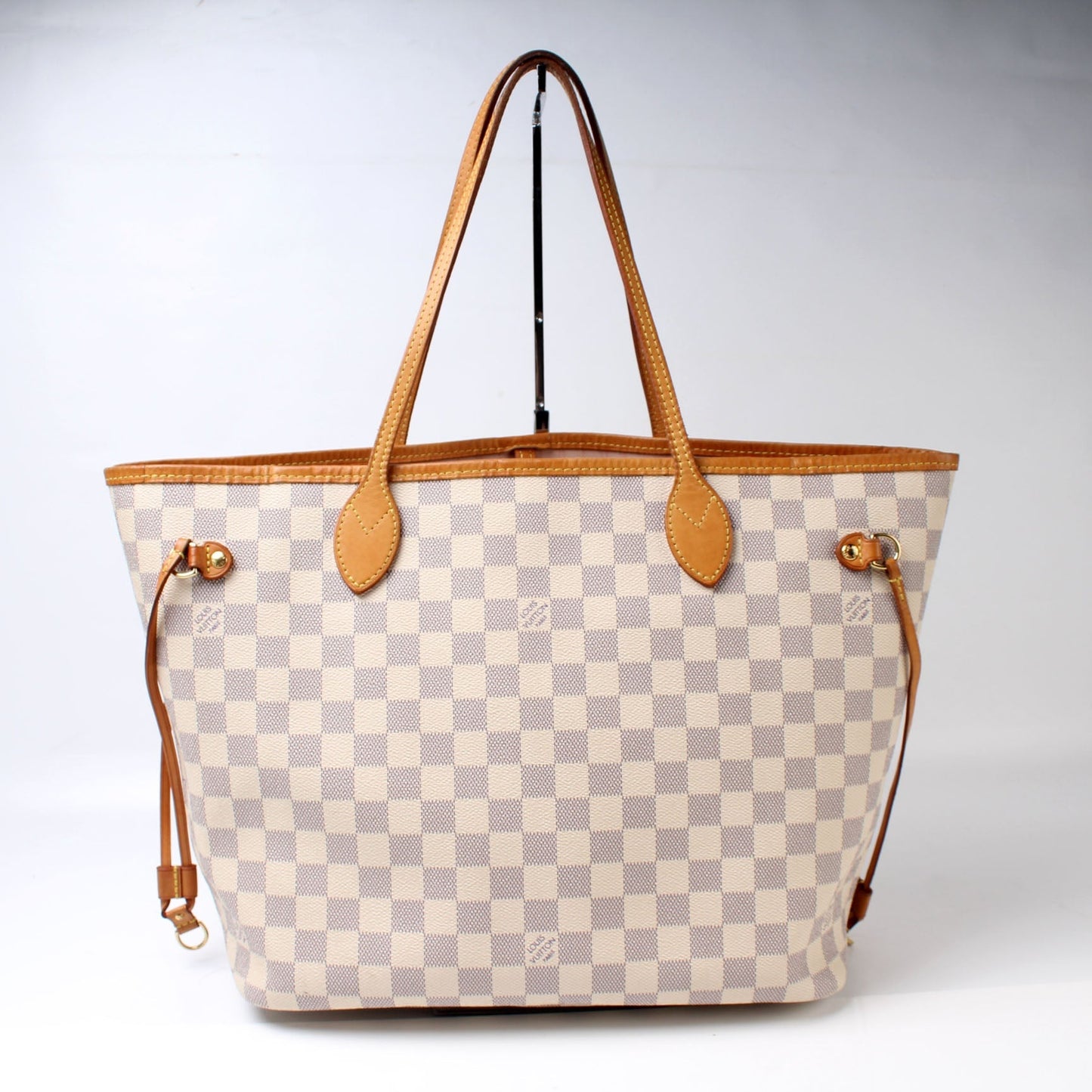 Louis Vuitton Neverfull MM W Azur Damier Wallet Case