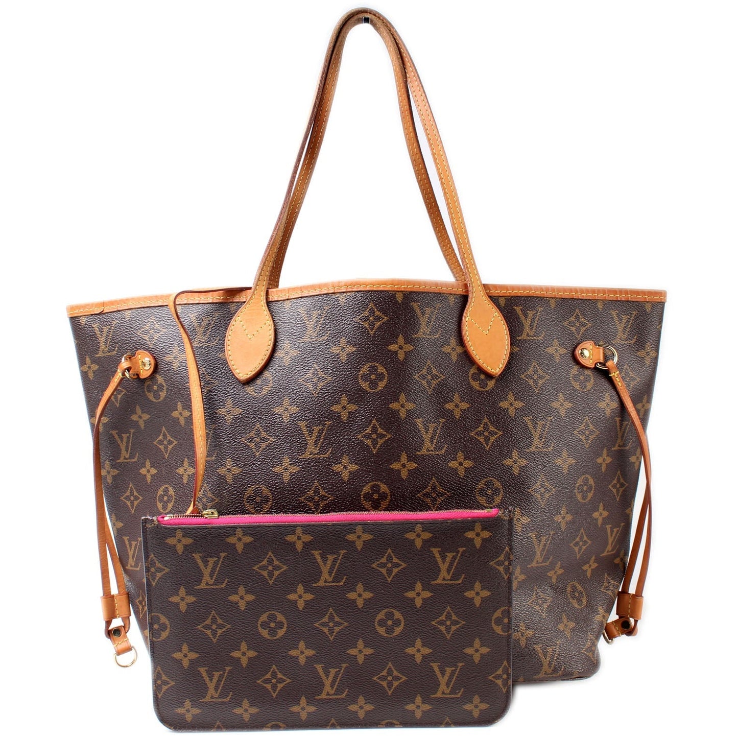 Louis Vuitton Neverfull MM W Monogram Wallet Case Monogram 4