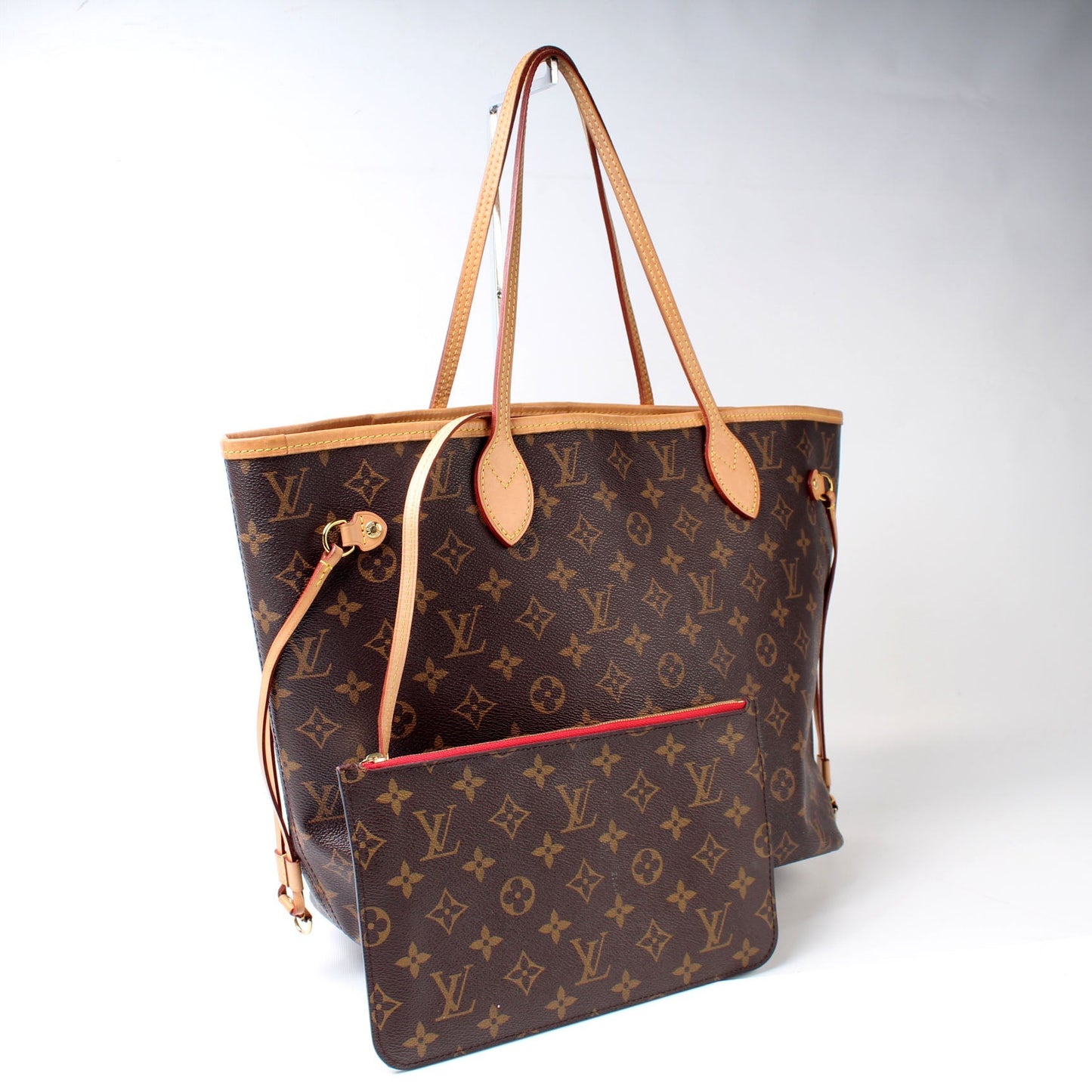 Louis Vuitton Neverfull MM W Monogram Wallet Case Monogram 5