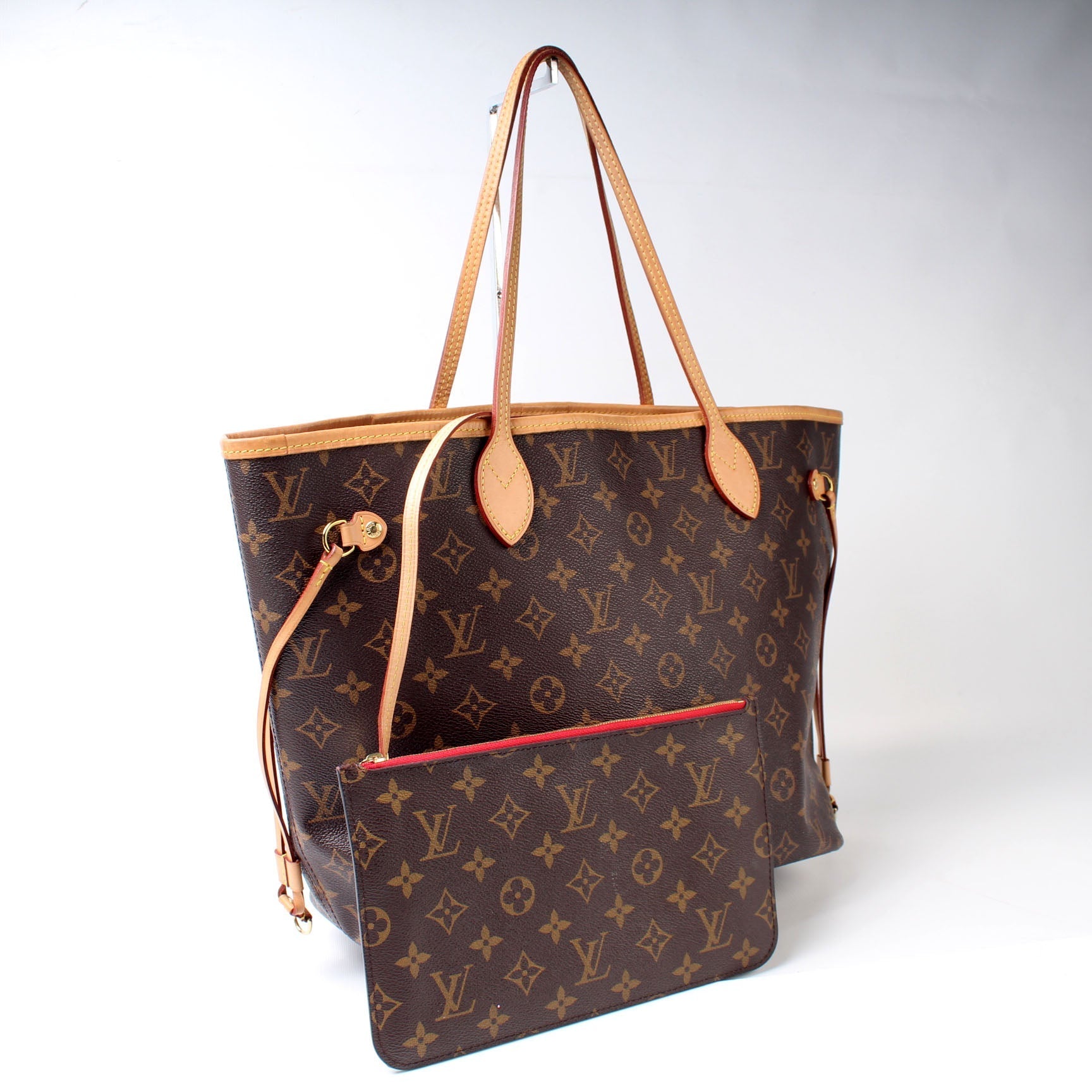 Louis Vuitton Neverfull MM W Monogram Wallet Case Monogram 5