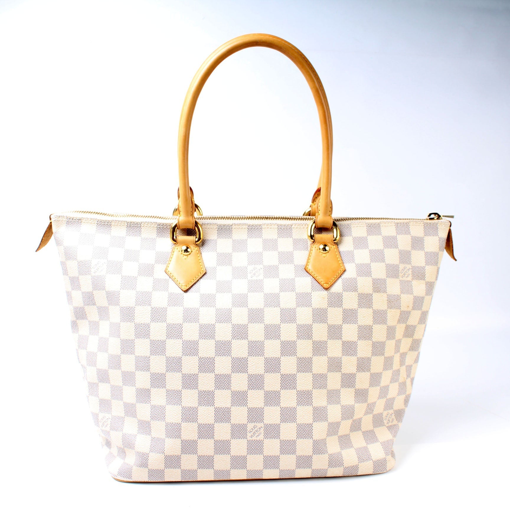 Louis Vuitton Saleya Azur MM Damier Handbag Azur 8