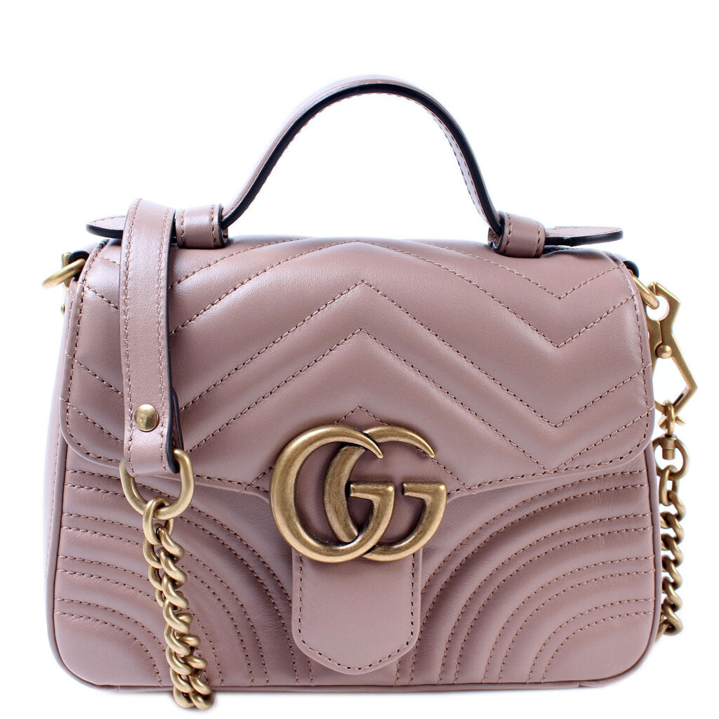 Gucci GG Marmont Mini Top Handle Travel Bag
