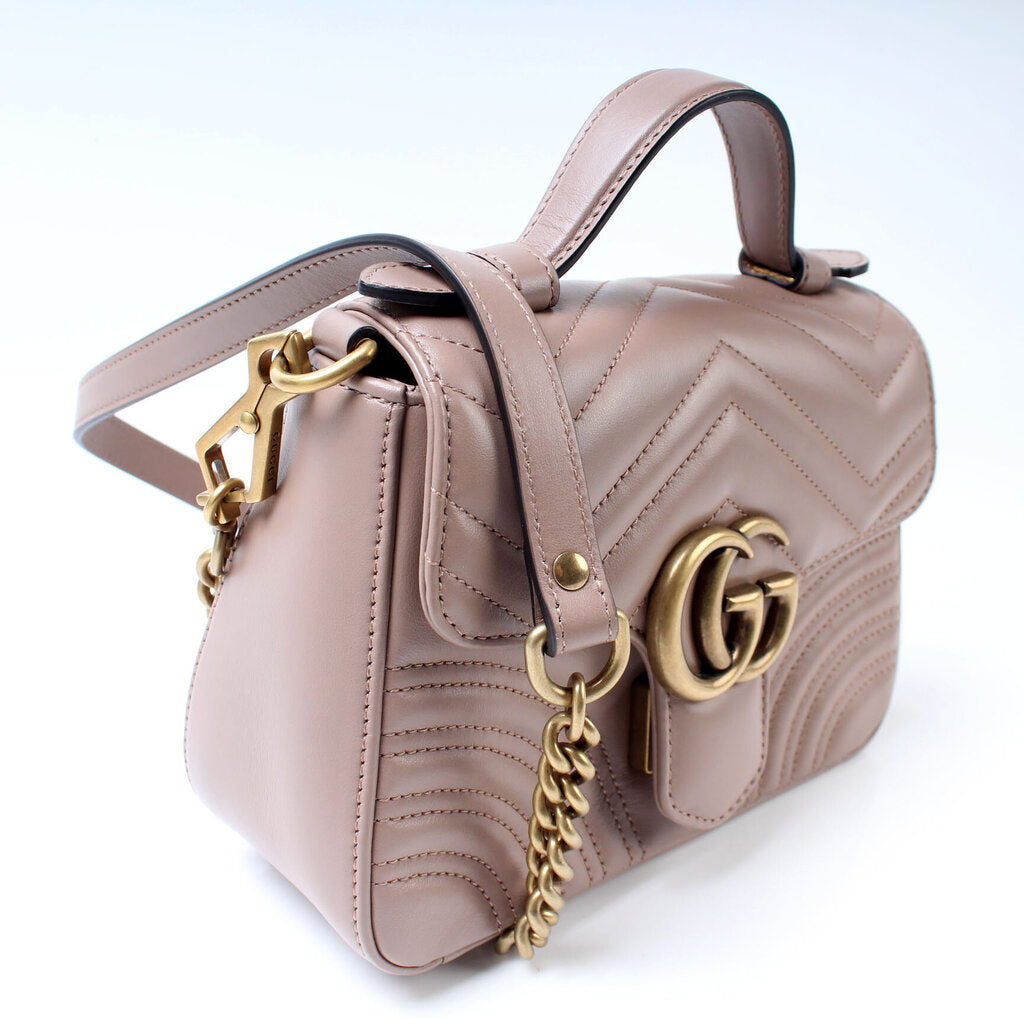 Gucci GG Marmont Mini Top Handle Travel Bag