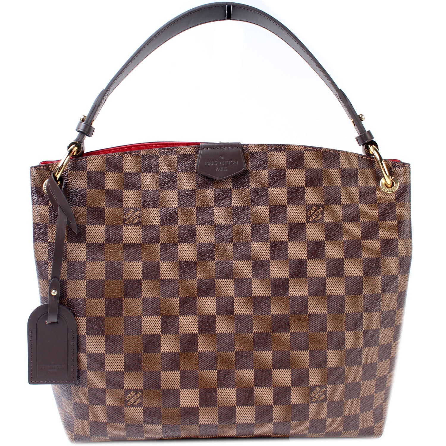 Louis Vuitton Graceful PM Ebene Damier Handbag Ebene 10