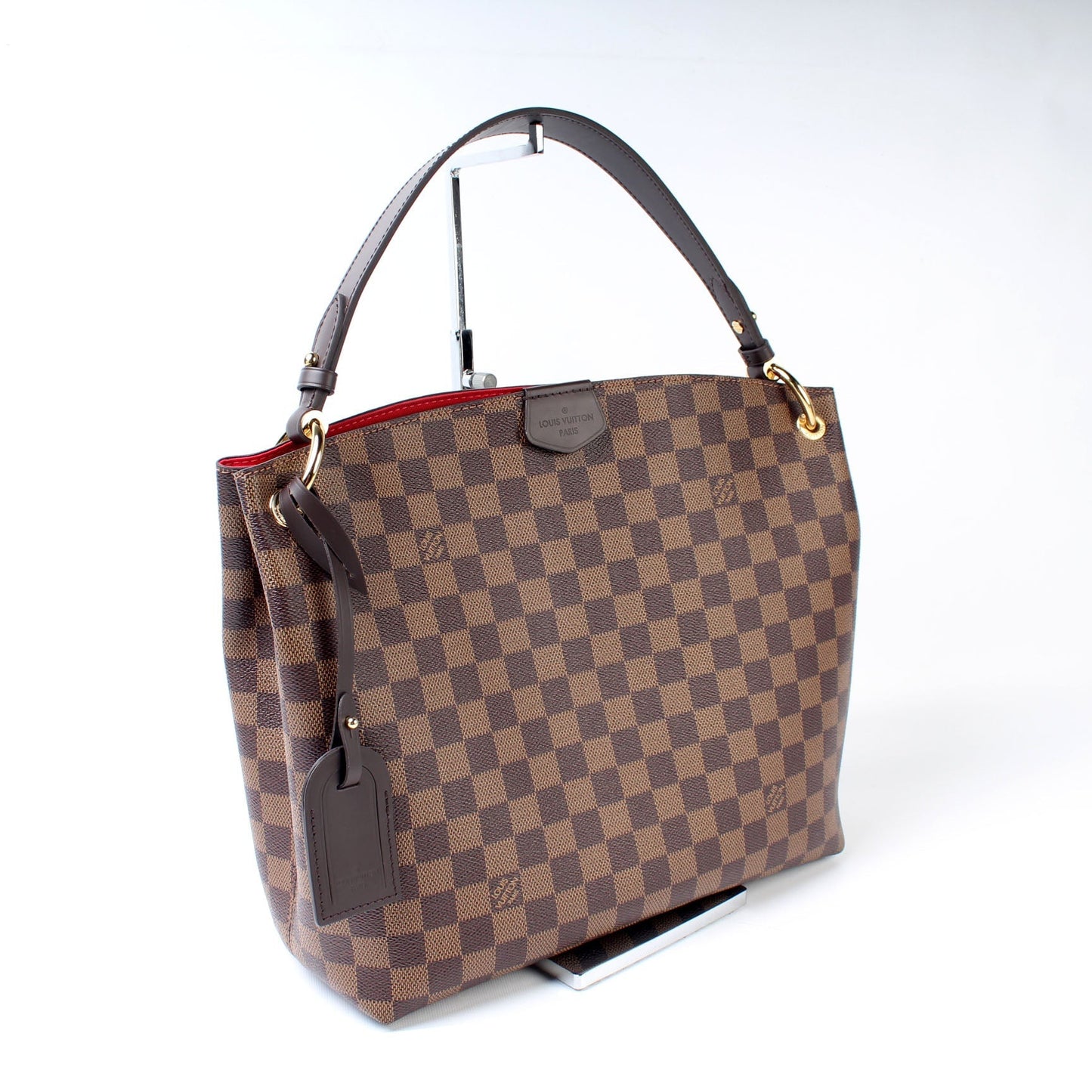 Louis Vuitton Graceful PM Ebene Damier Handbag Ebene 10