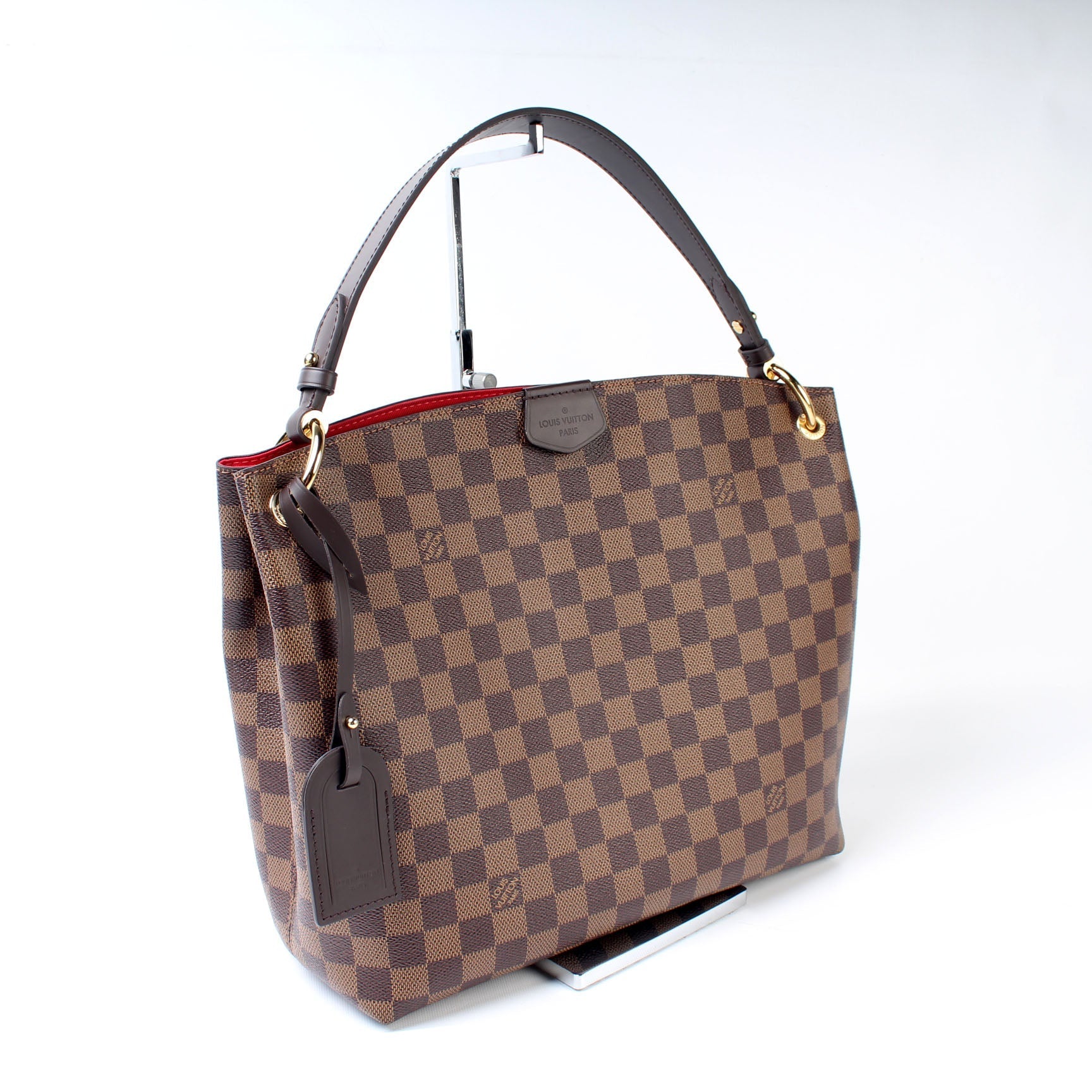 Louis Vuitton Graceful PM Ebene Damier Handbag Ebene 10