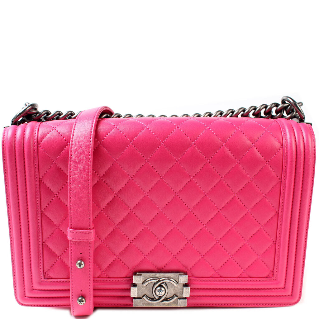 Chanel Boy Flap New Lambskin 19M Handbag