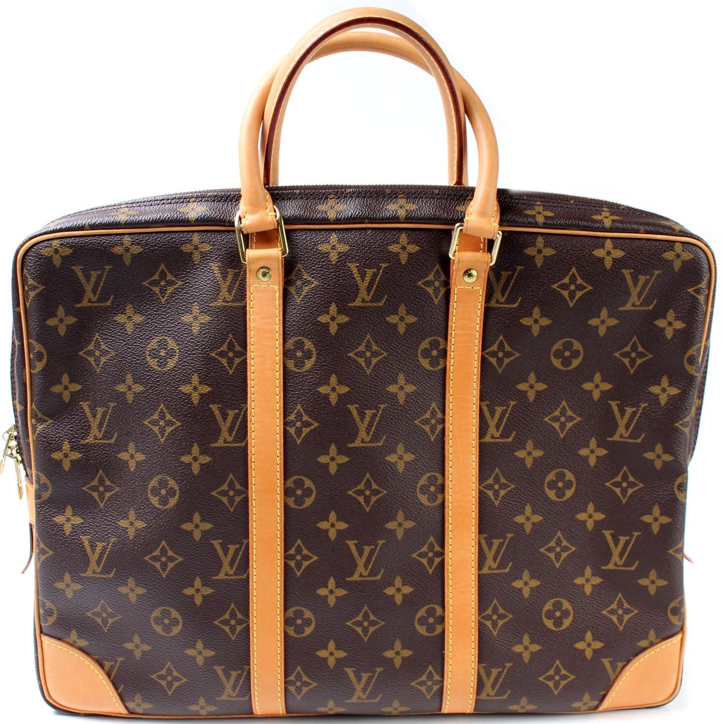 Louis Vuitton Porte Documents Voyage Monogram Handbag
