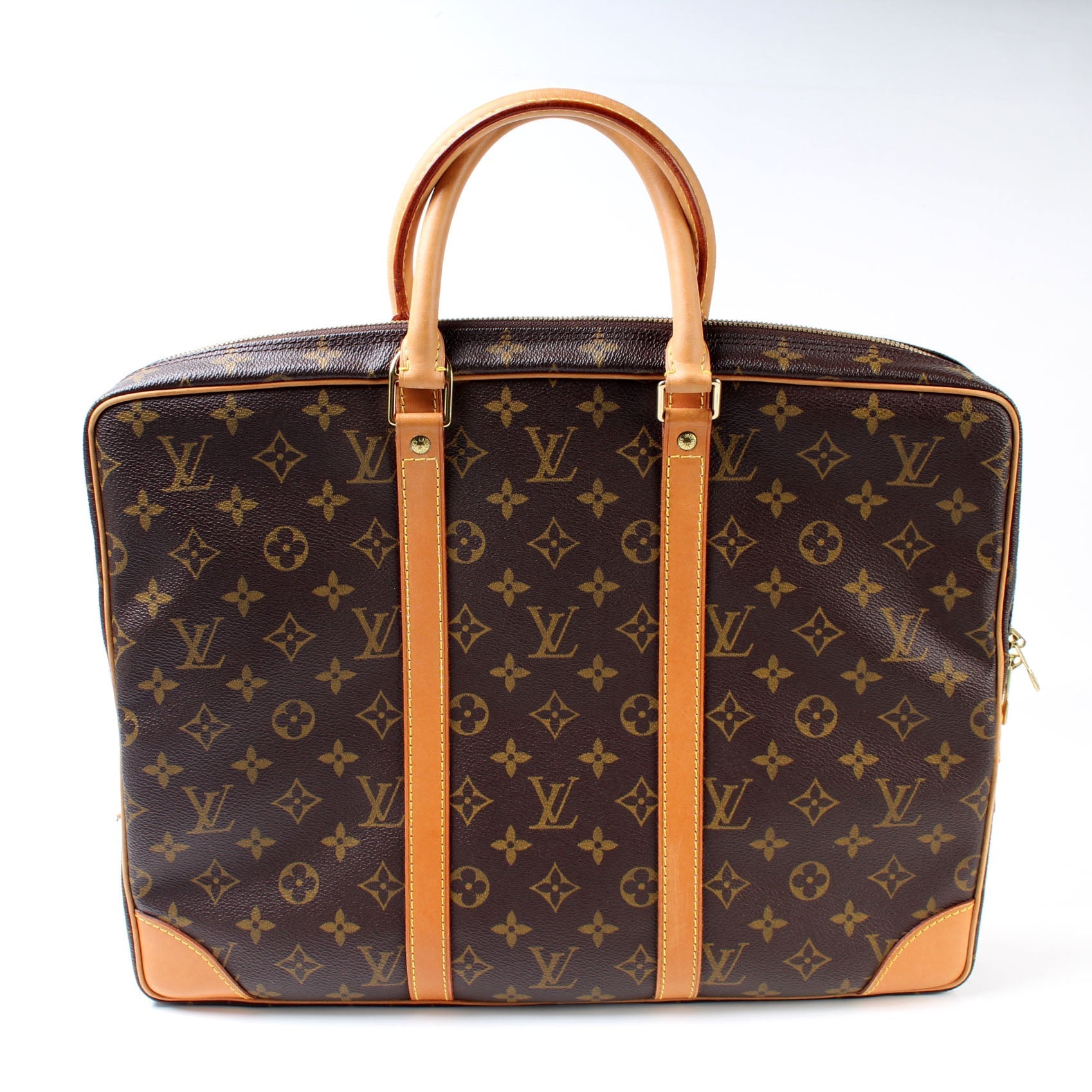 Louis Vuitton Porte Documents Voyage Monogram Handbag