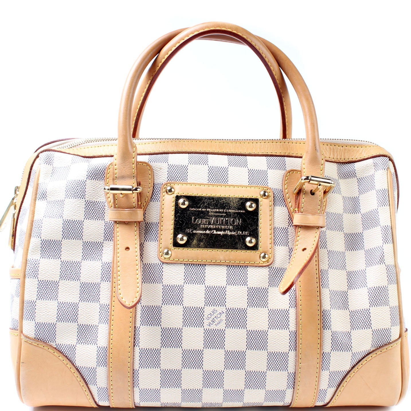 Louis Vuitton Berkeley Azur Damier Handbag Azur 3