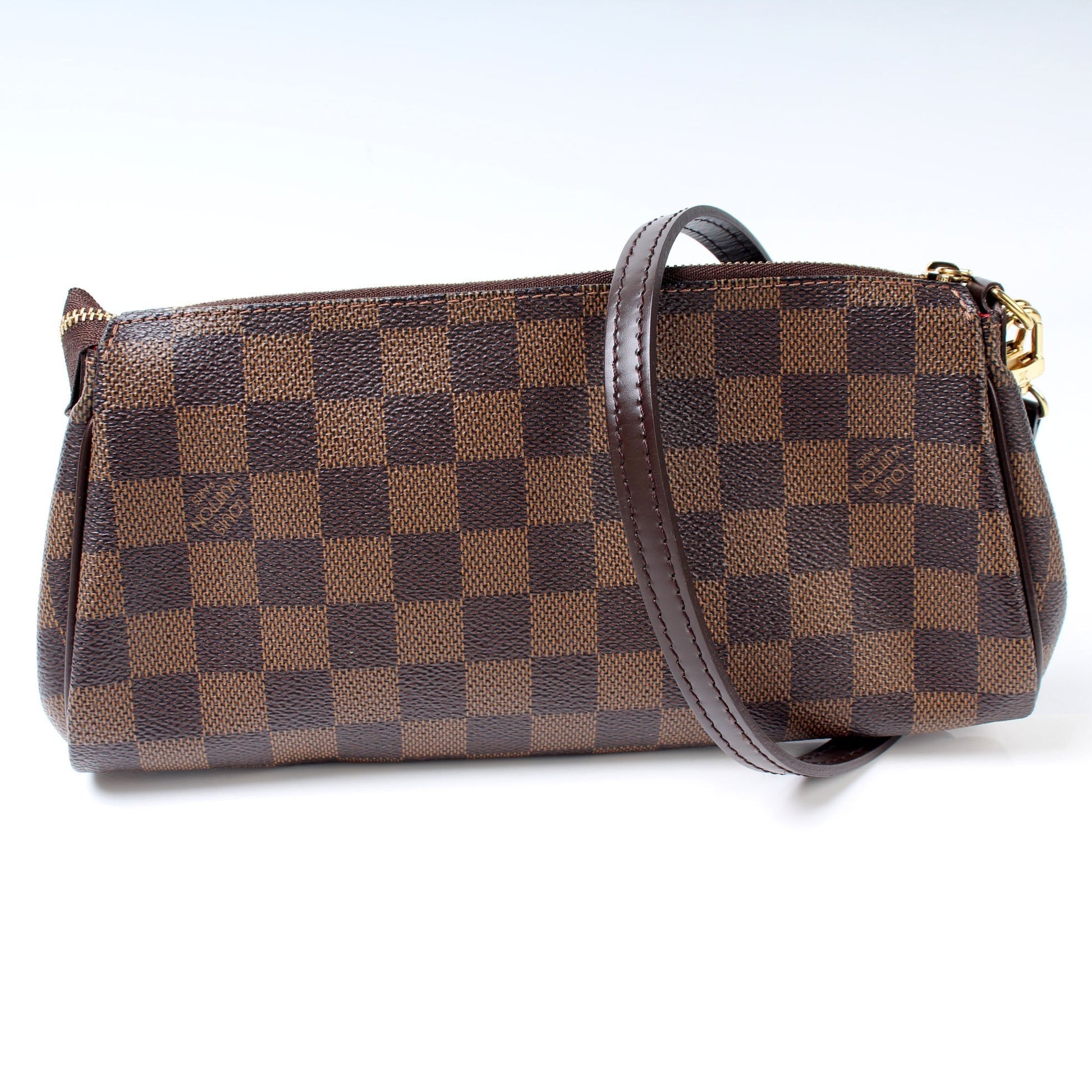 Louis Vuitton Eva Ebene Damier Clutch Bag Ebene 16