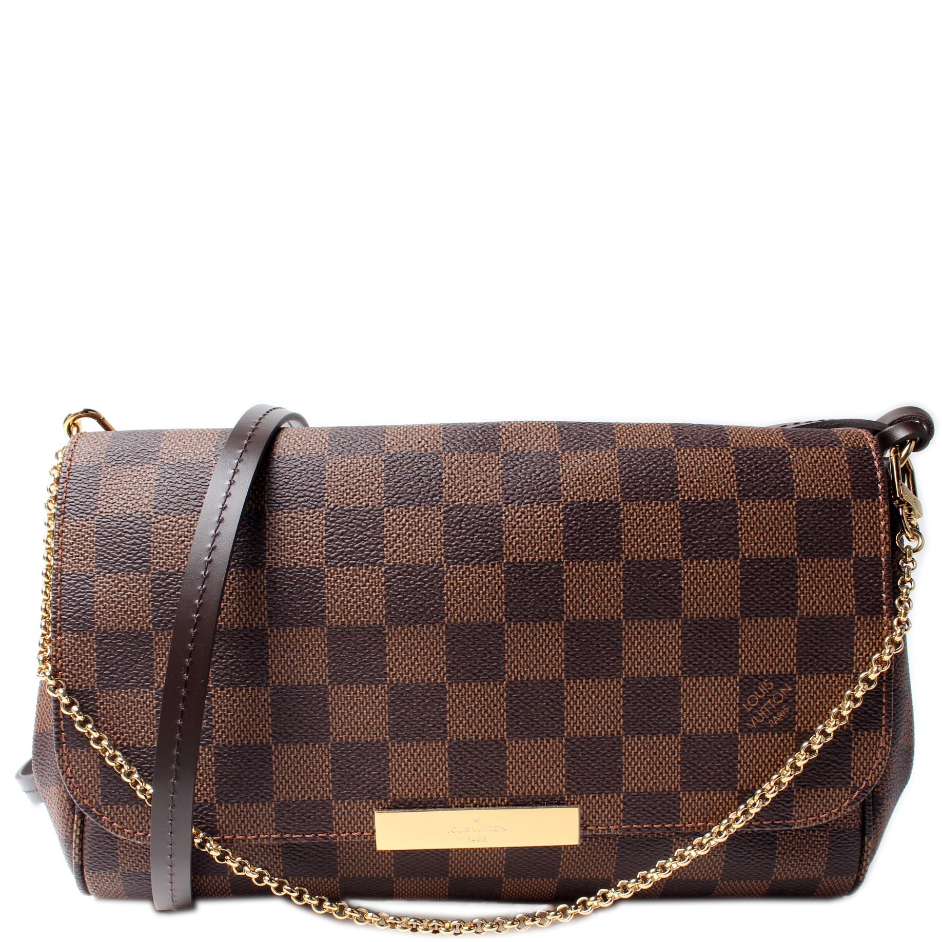 Louis Vuitton Favorite MM Ebene Damier Handbag Ebene 9