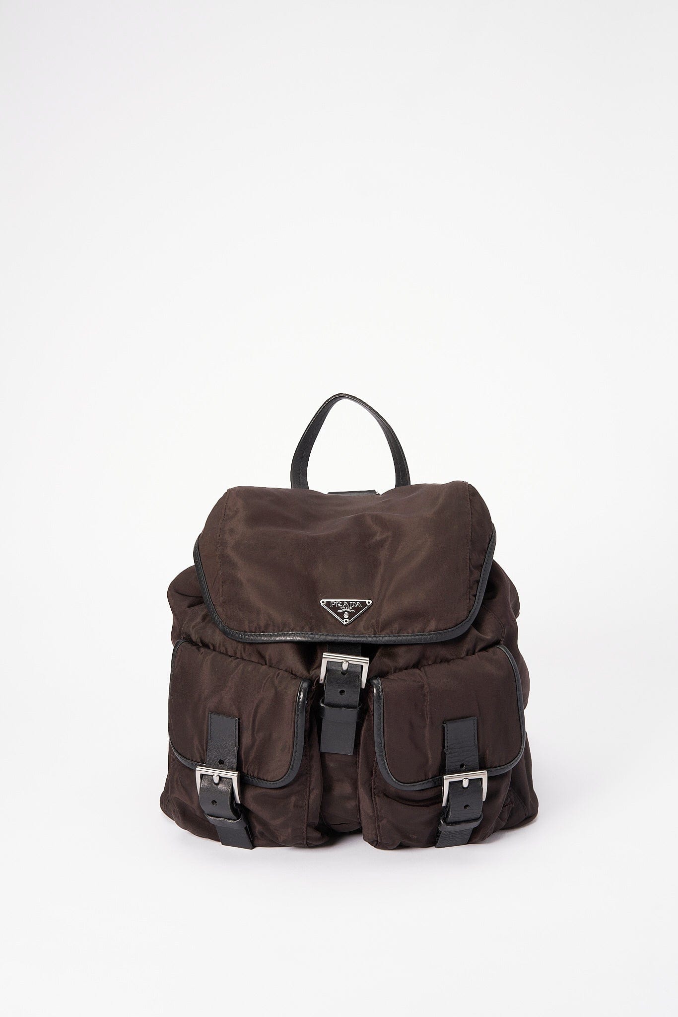 Prada Backpack Nylon Brown