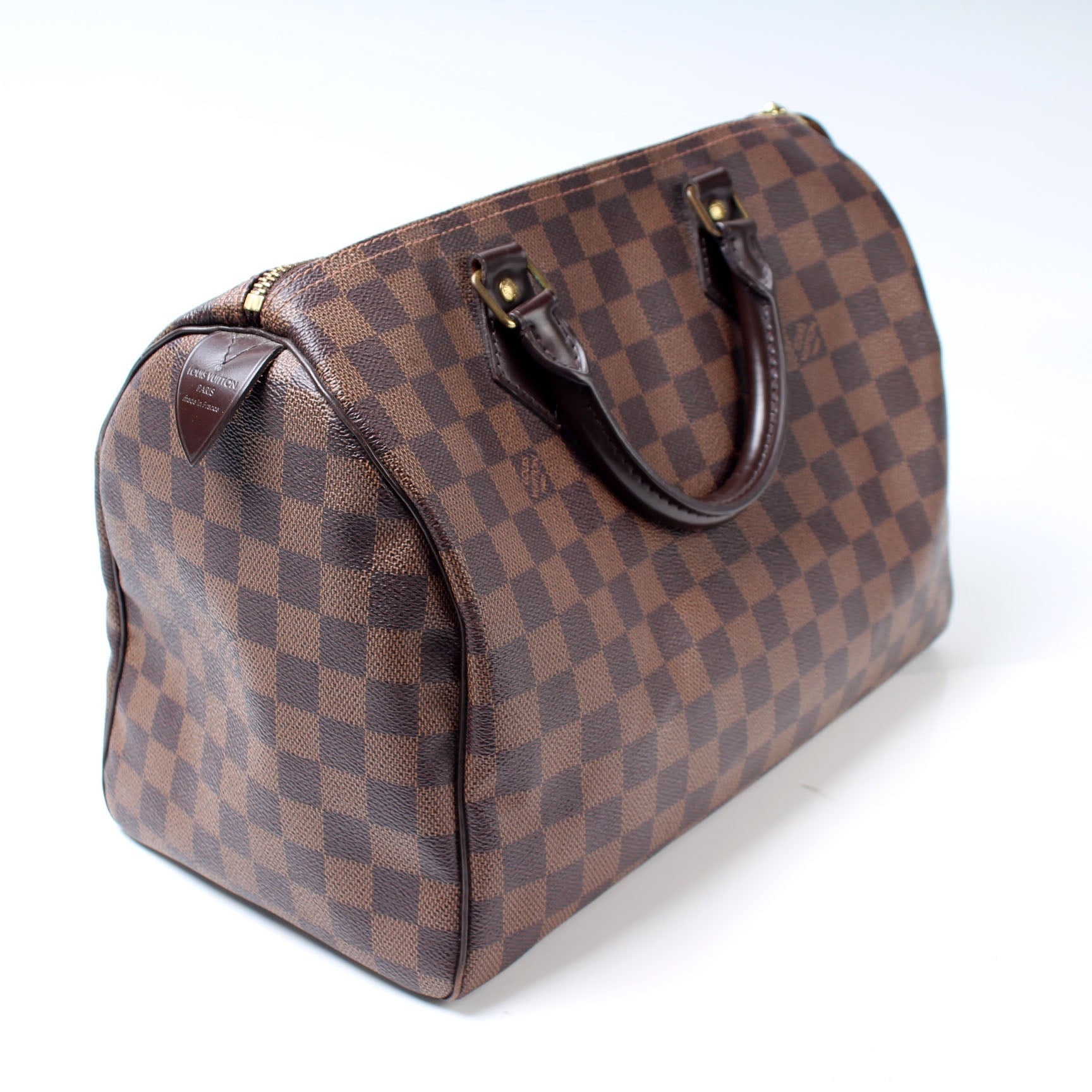Louis Vuitton Speedy 30 Ebene Damier Handbag Ebene 24