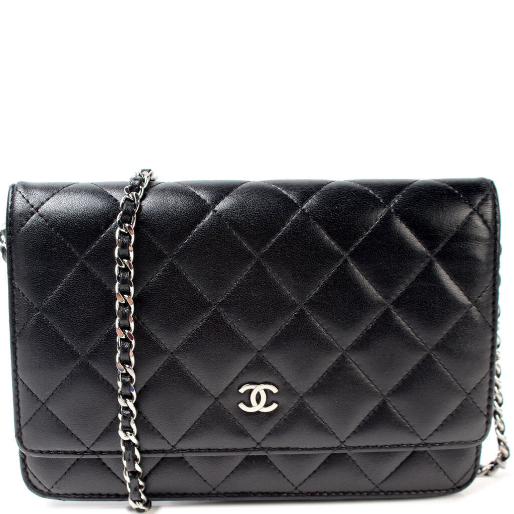 Chanel WOC Classic Quilted Lambskin 14M Clutch Bag
