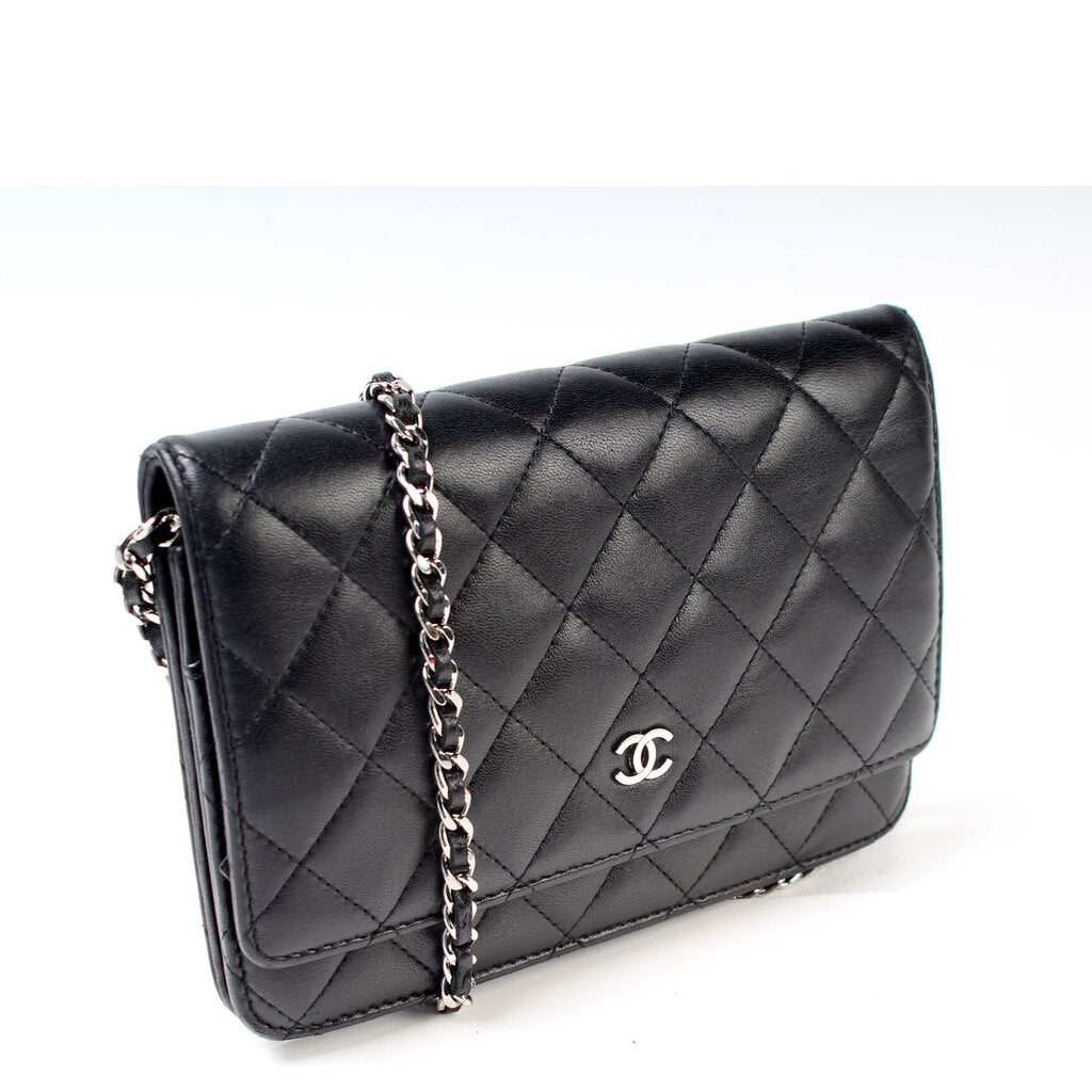Chanel WOC Classic Quilted Lambskin 14M Clutch Bag