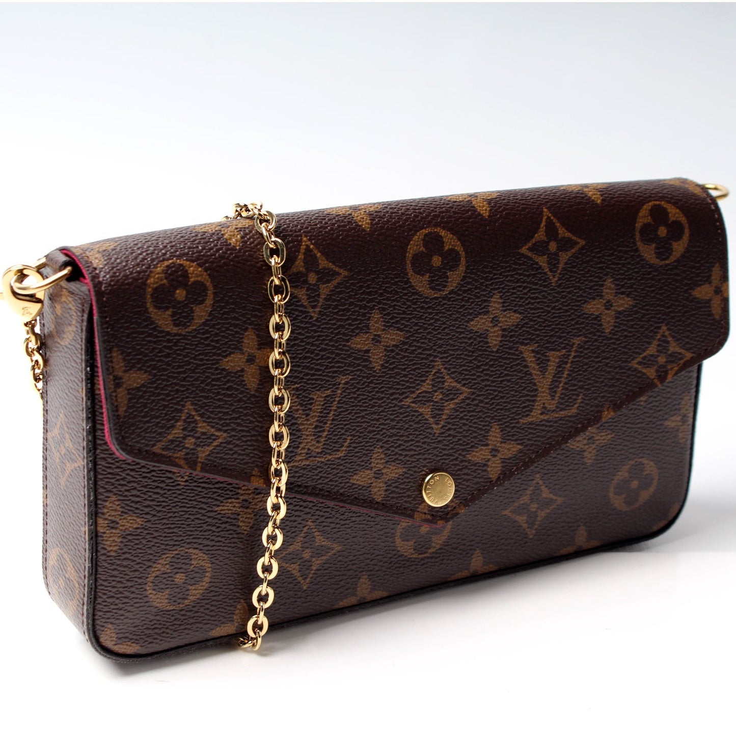 Louis Vuitton Pochette Felicie Monogram Clutch Bag Monogram 39