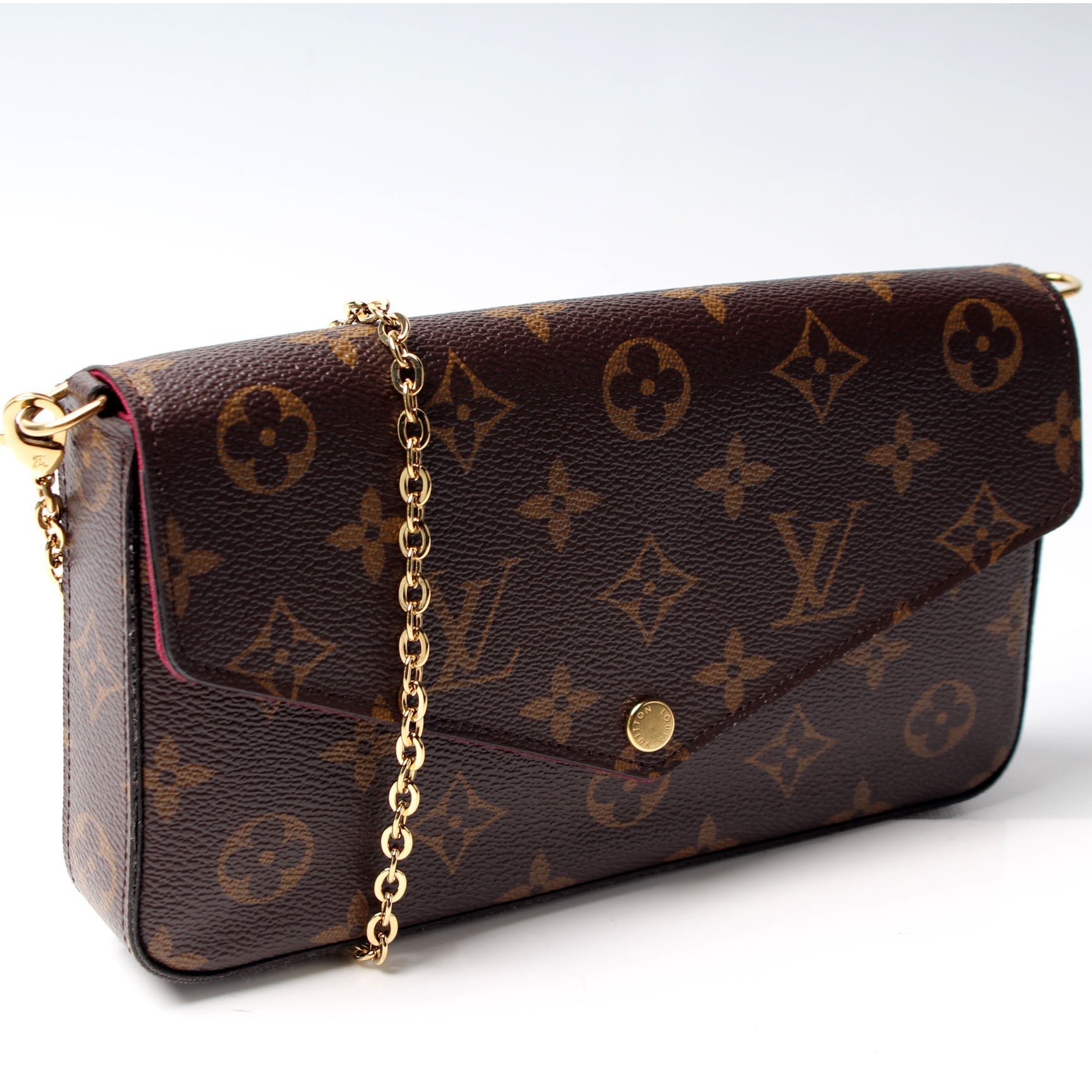 Louis Vuitton Pochette Felicie Monogram Clutch Bag Monogram 39