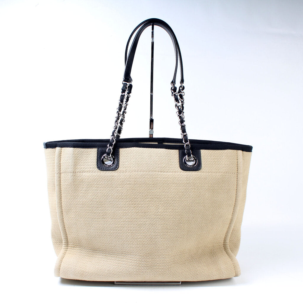 Chanel Deauville 16M Small Canvas Tote Bag