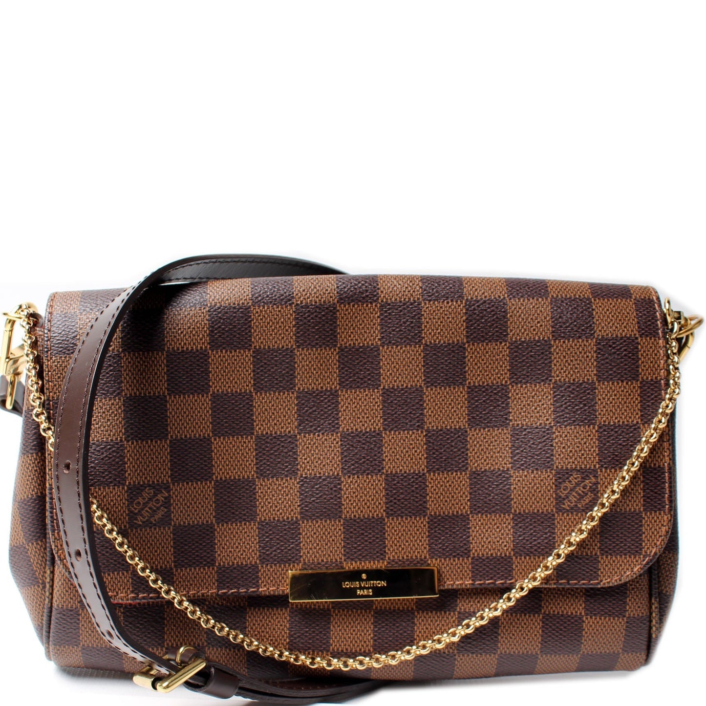 Louis Vuitton Favorite MM Ebene Damier Handbag Ebene 10