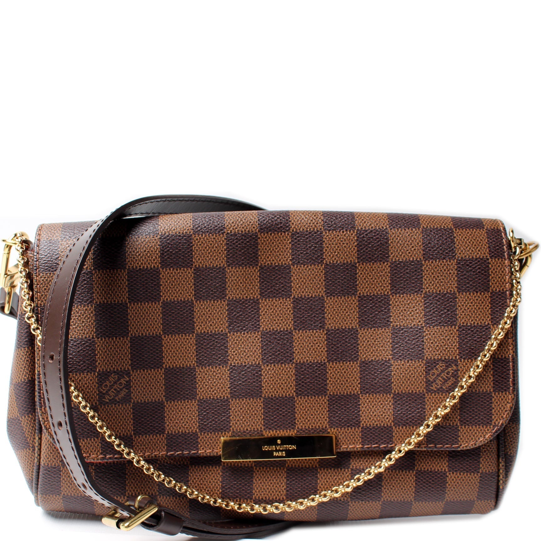 Louis Vuitton Favorite MM Ebene Damier Handbag Ebene 10