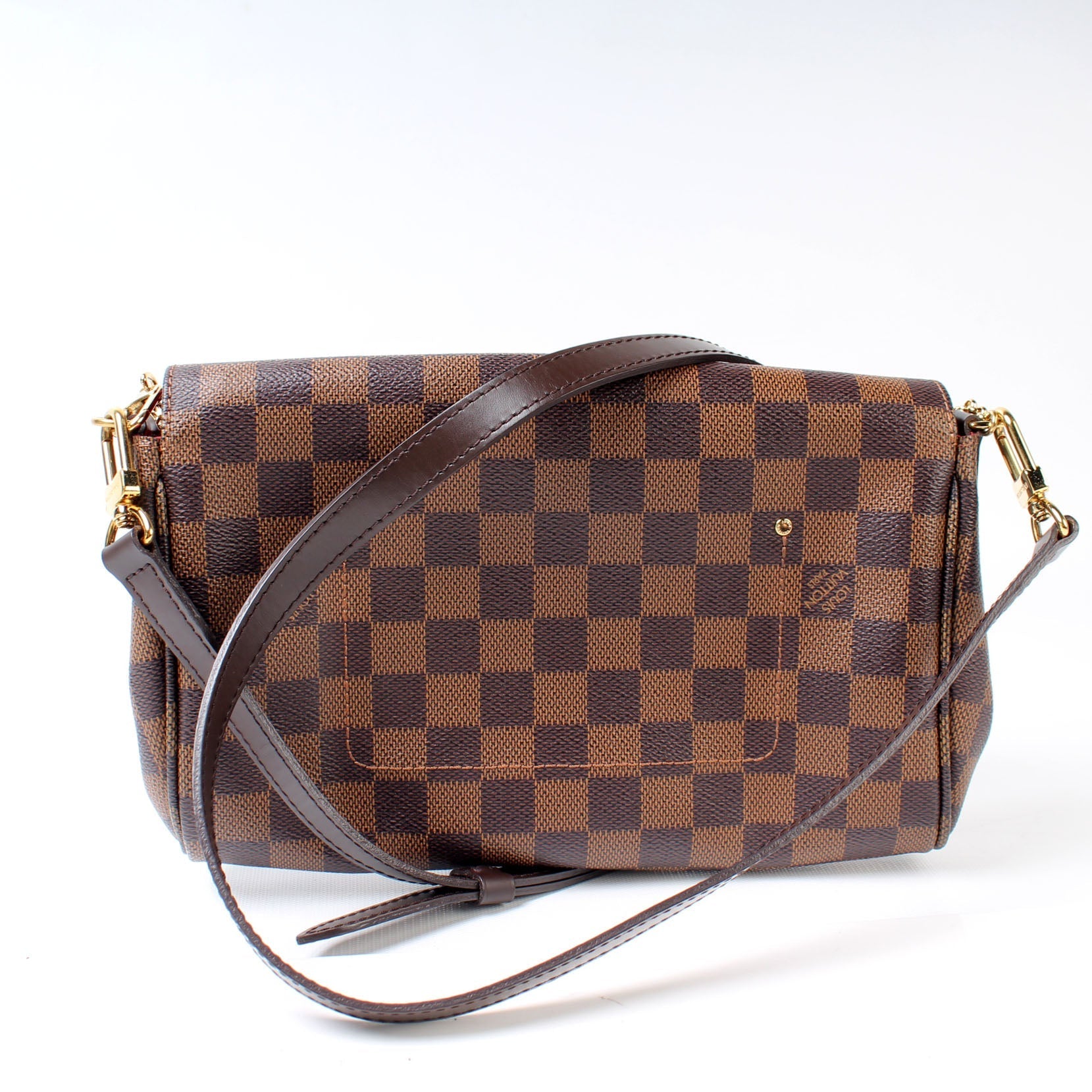 Louis Vuitton Favorite MM Ebene Damier Handbag Ebene 10