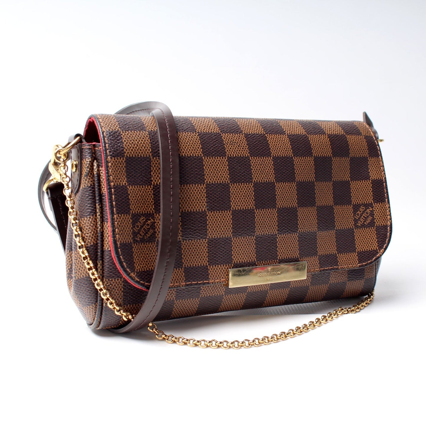 Louis Vuitton Favorite PM Ebene Damier Handbag Damier Ebene