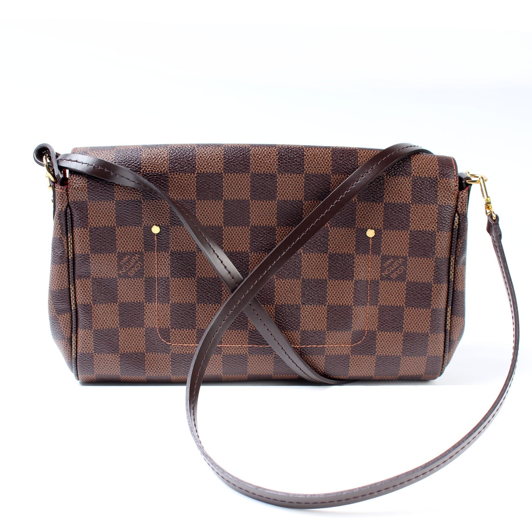 Louis Vuitton Favorite MM Ebene Damier Handbag Ebene 11