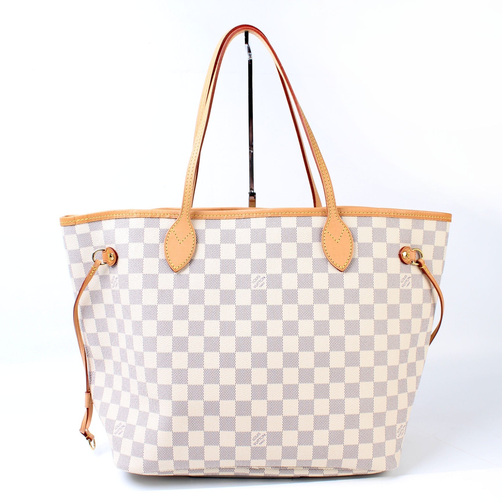 Louis Vuitton Neverfull MM Azur Damier Tote Bag Azur 55
