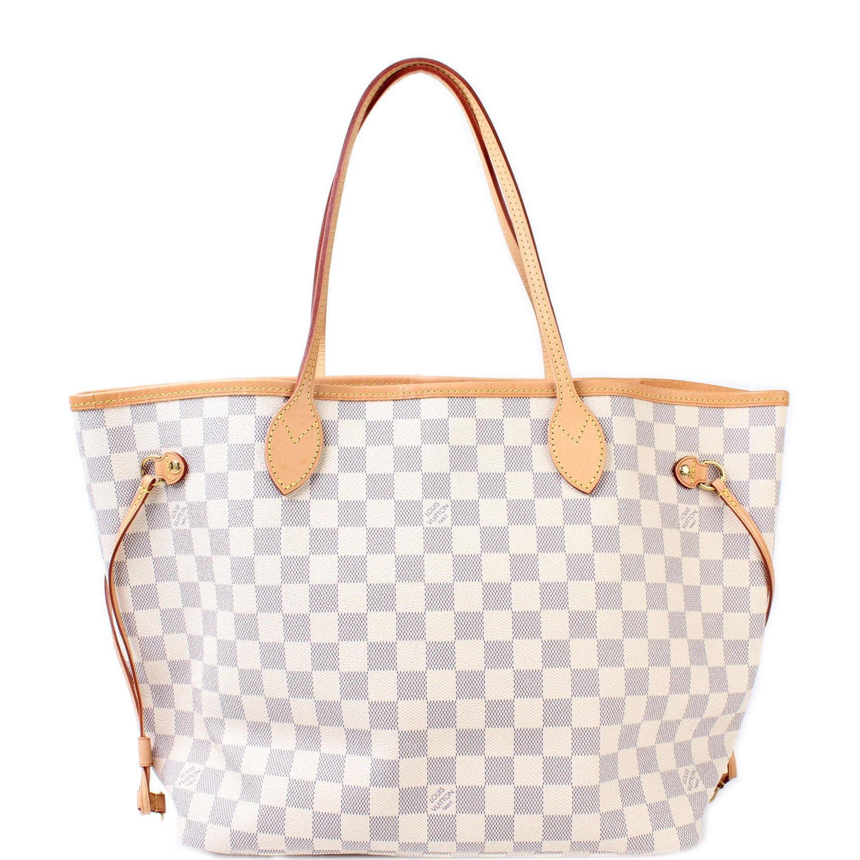 Louis Vuitton Neverfull MM Azur Damier Tote Bag Azur 55