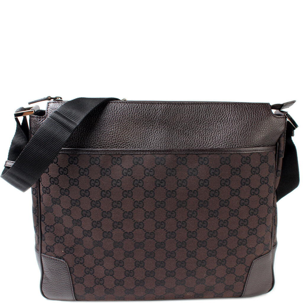 Gucci GG Messenger Canvas Travel Bag 16