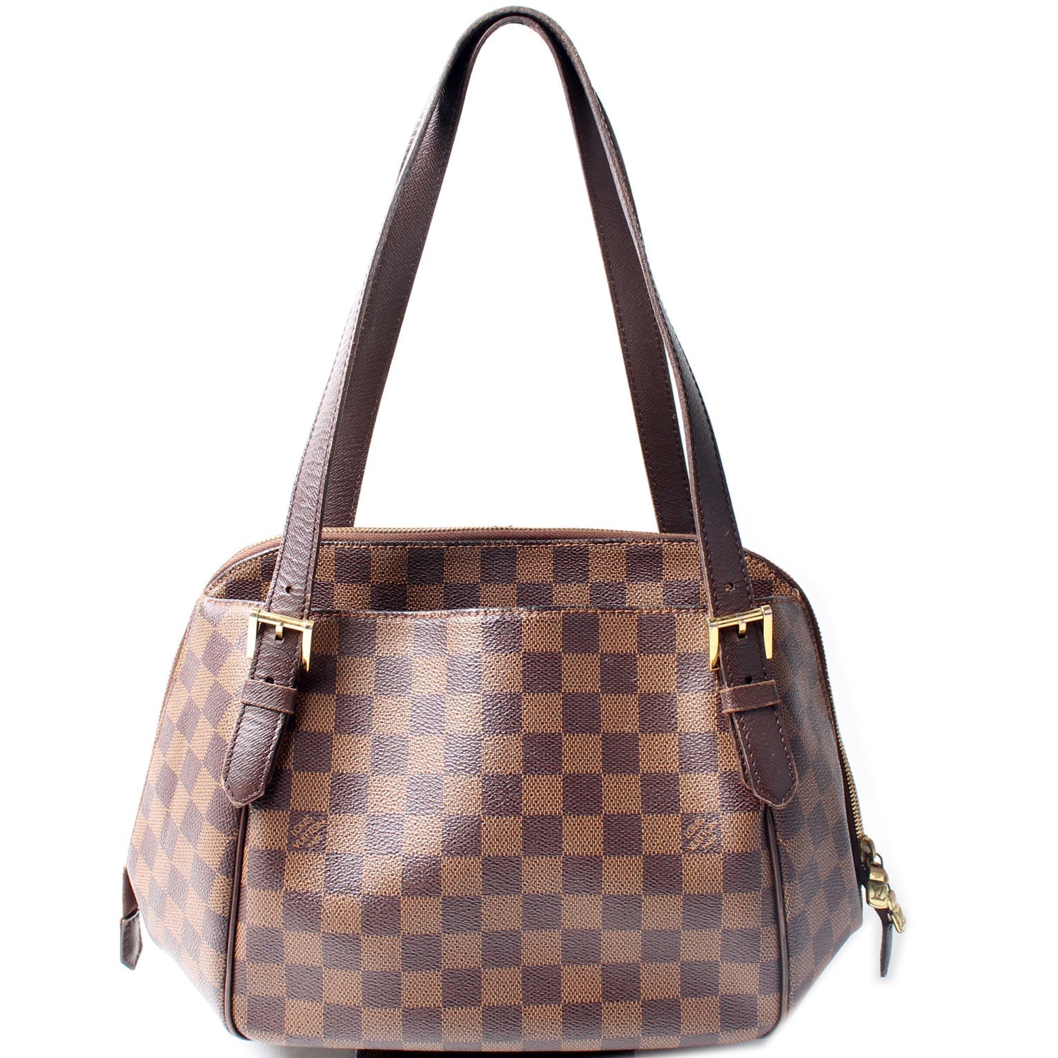 Louis Vuitton Belem MM Ebene Damier Handbag