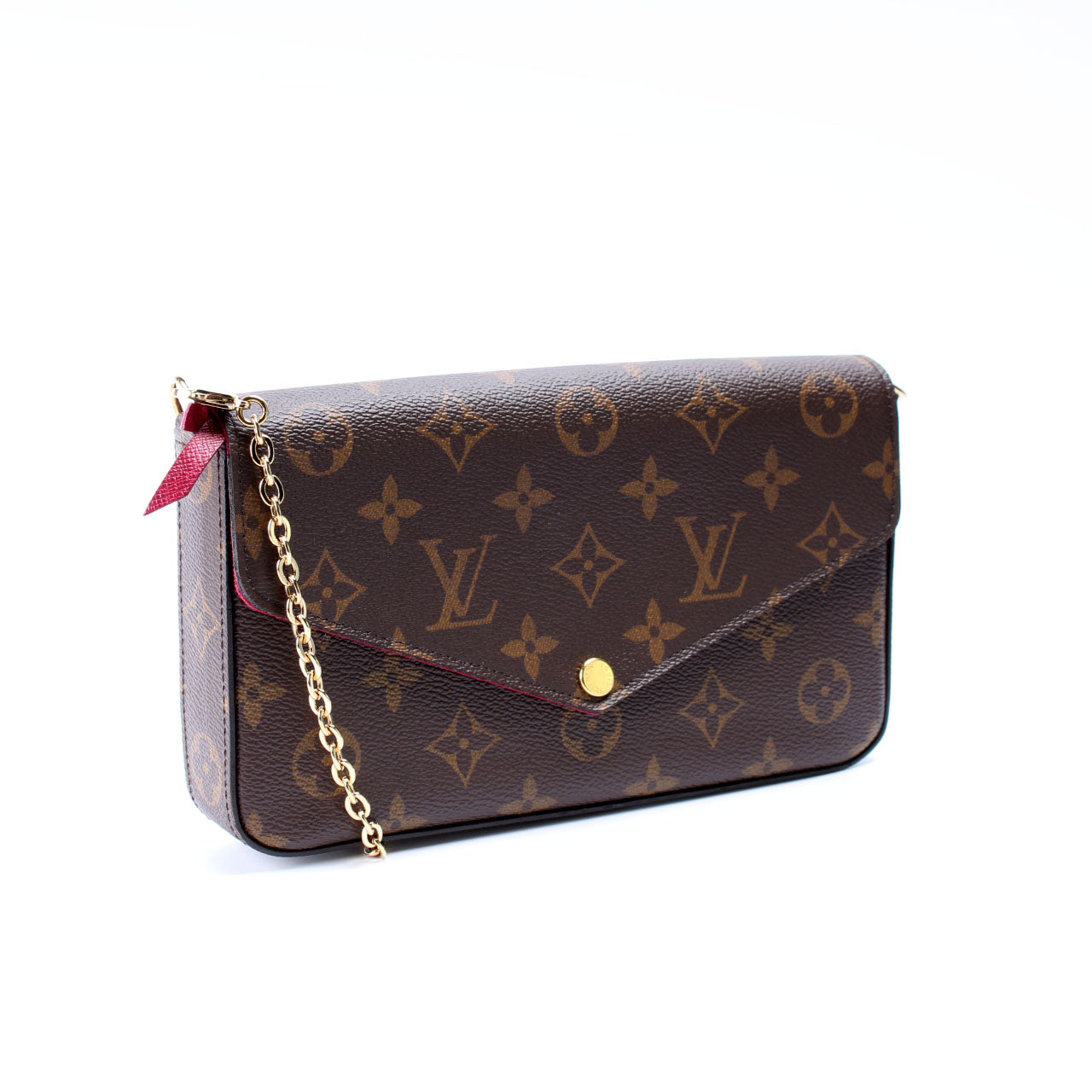 Louis Vuitton Pochette Felicie Monogram Clutch Bag Monogram 40
