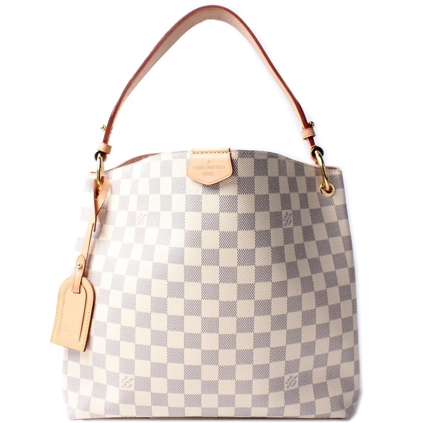 Louis Vuitton Graceful PM Azur Damier Handbag Azur 7