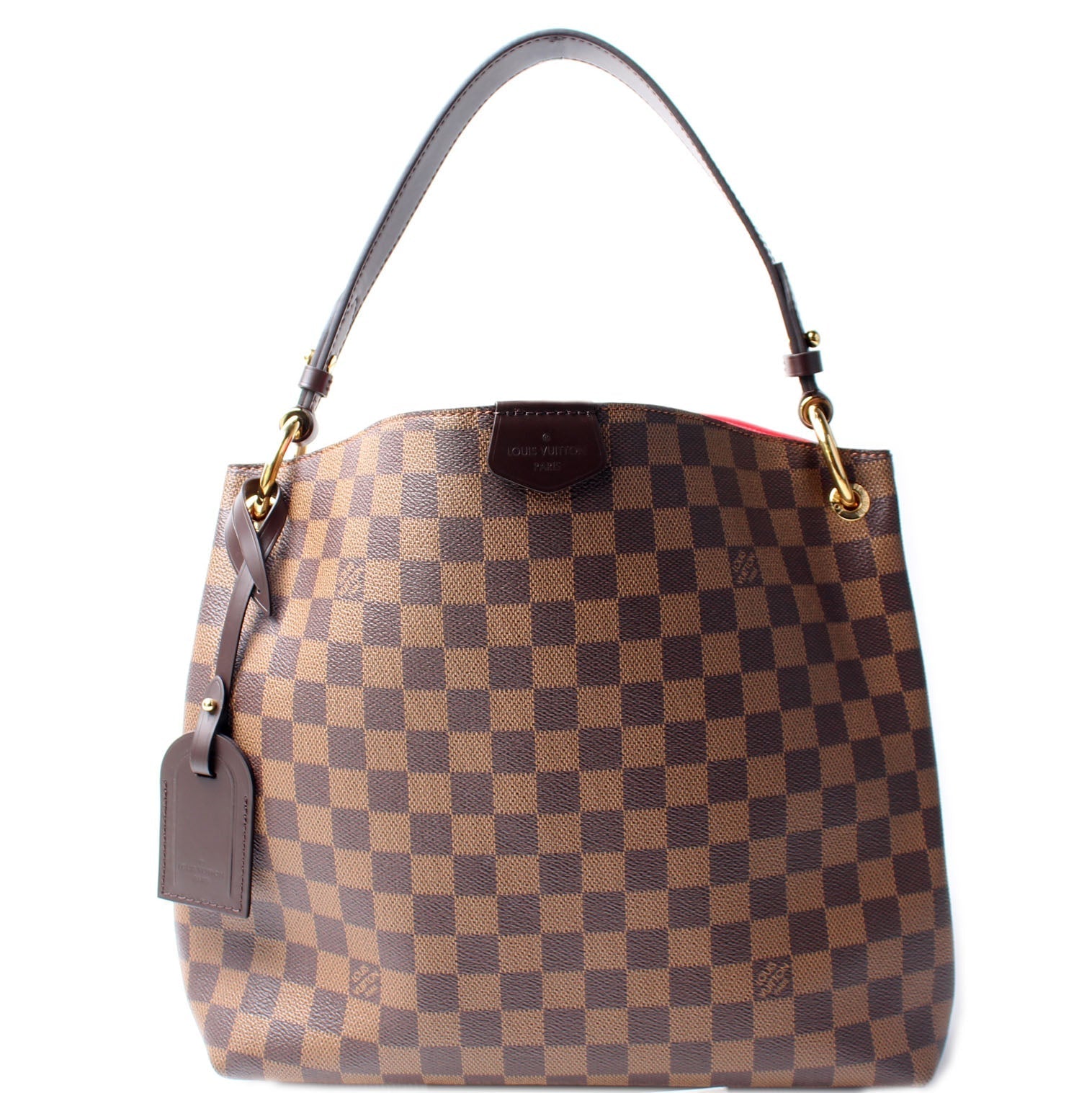 Louis Vuitton Graceful PM Ebene Damier Handbag Ebene 15