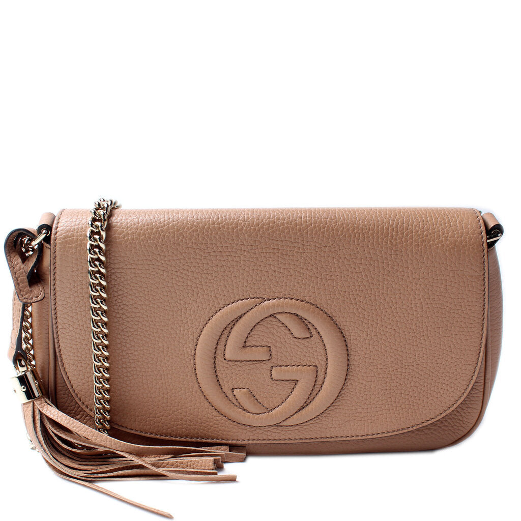 Gucci Soho Tassel Chain Flap Travel Bag Flap 2