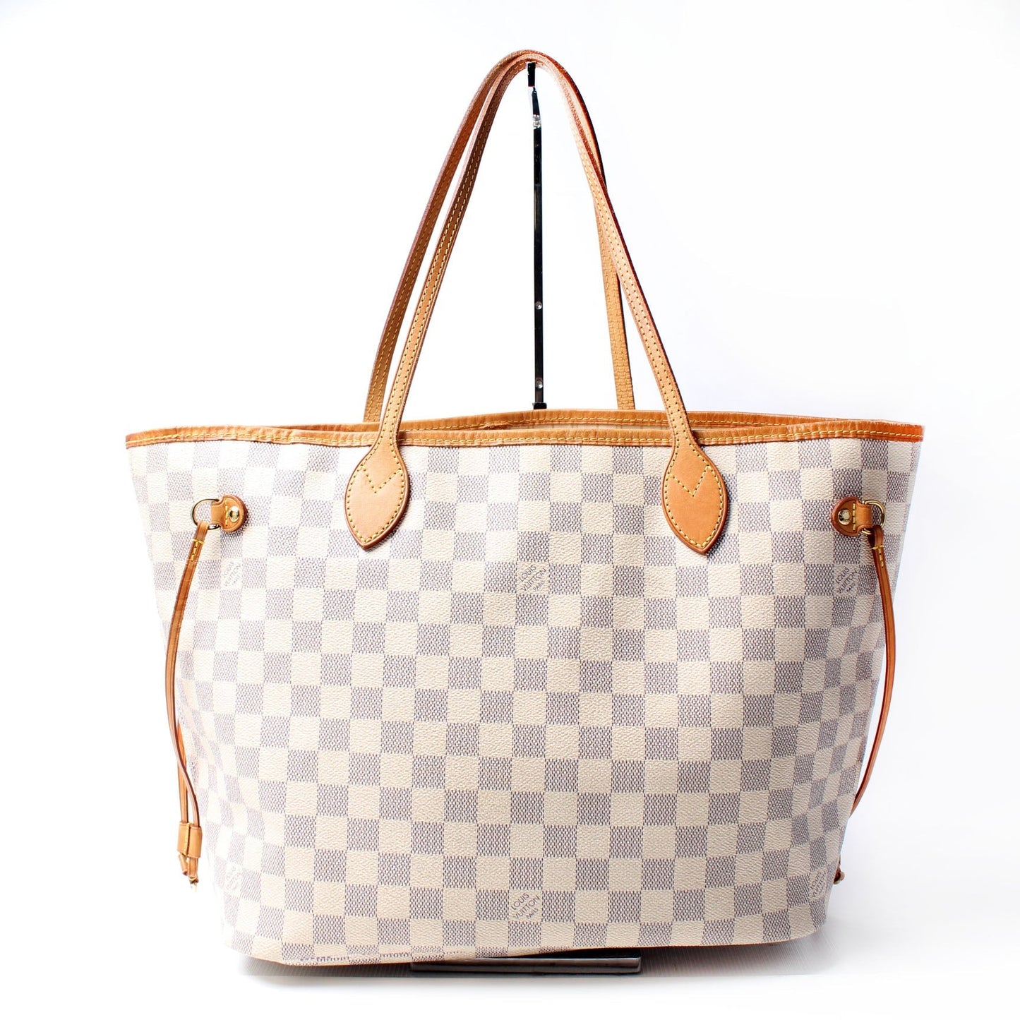 Louis Vuitton Neverfull MM Azur Damier Tote Bag Azur 10