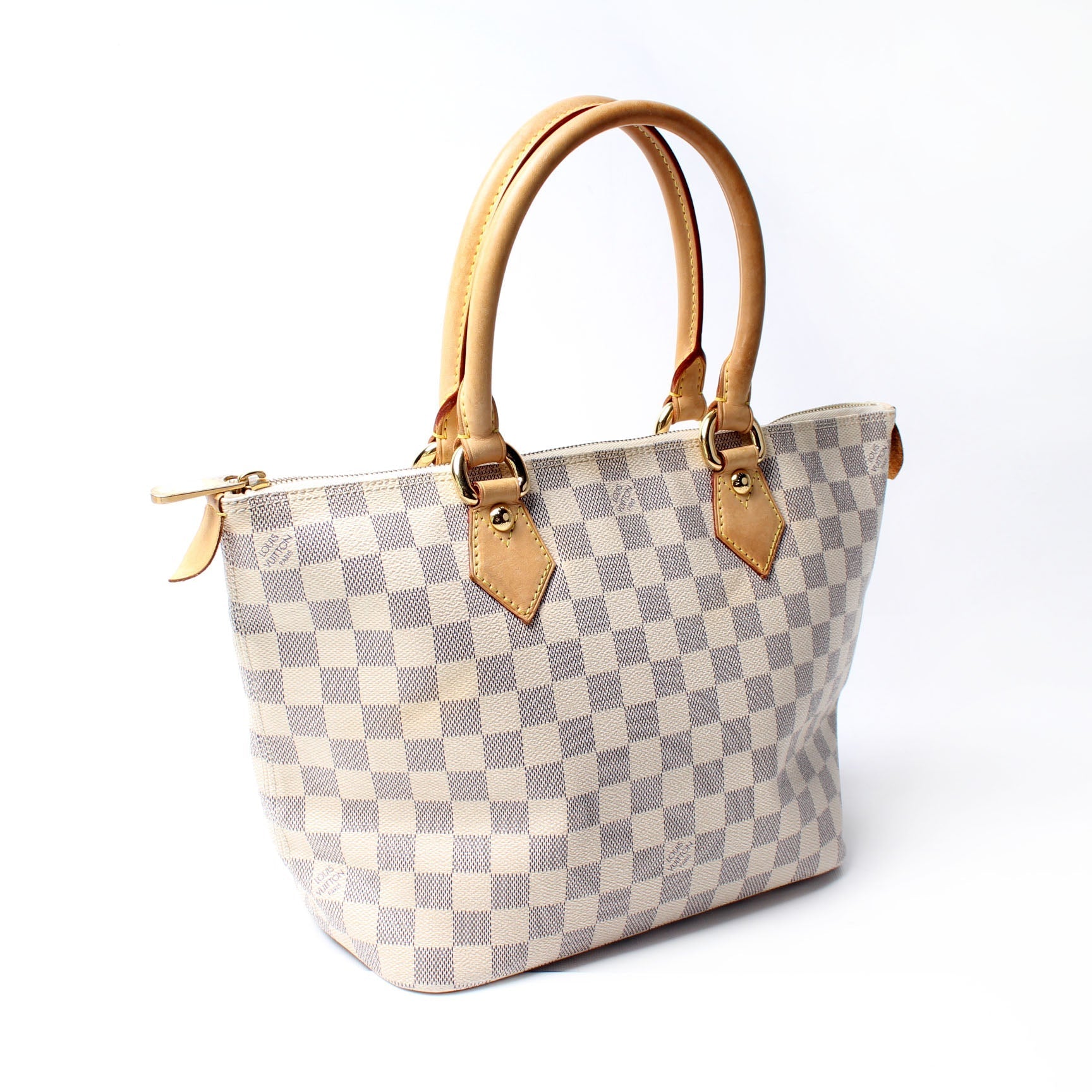 Louis Vuitton Saleya Azur PM Damier Handbag Azur 6