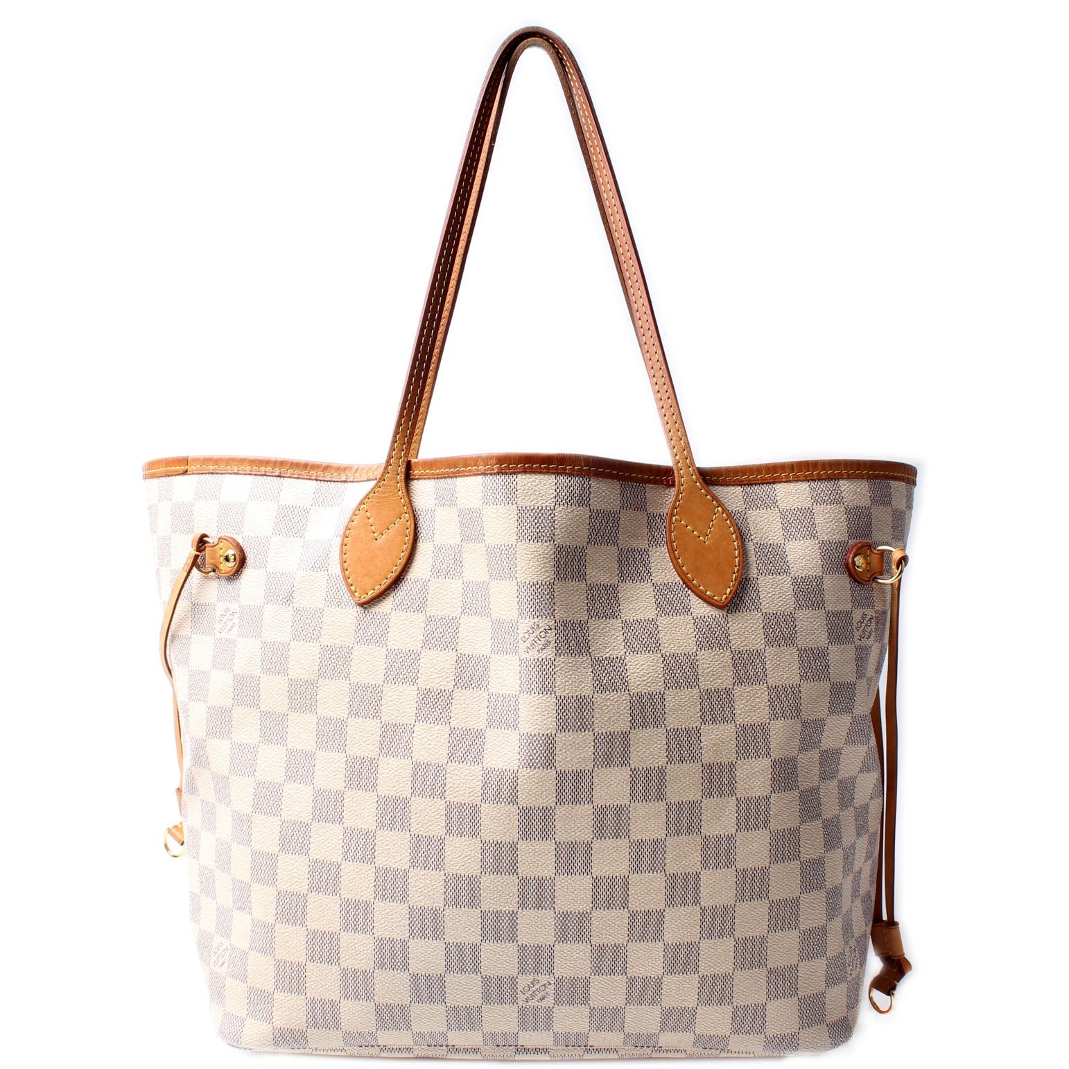 Louis Vuitton Neverfull MM Azur Damier Tote Bag Azur 63