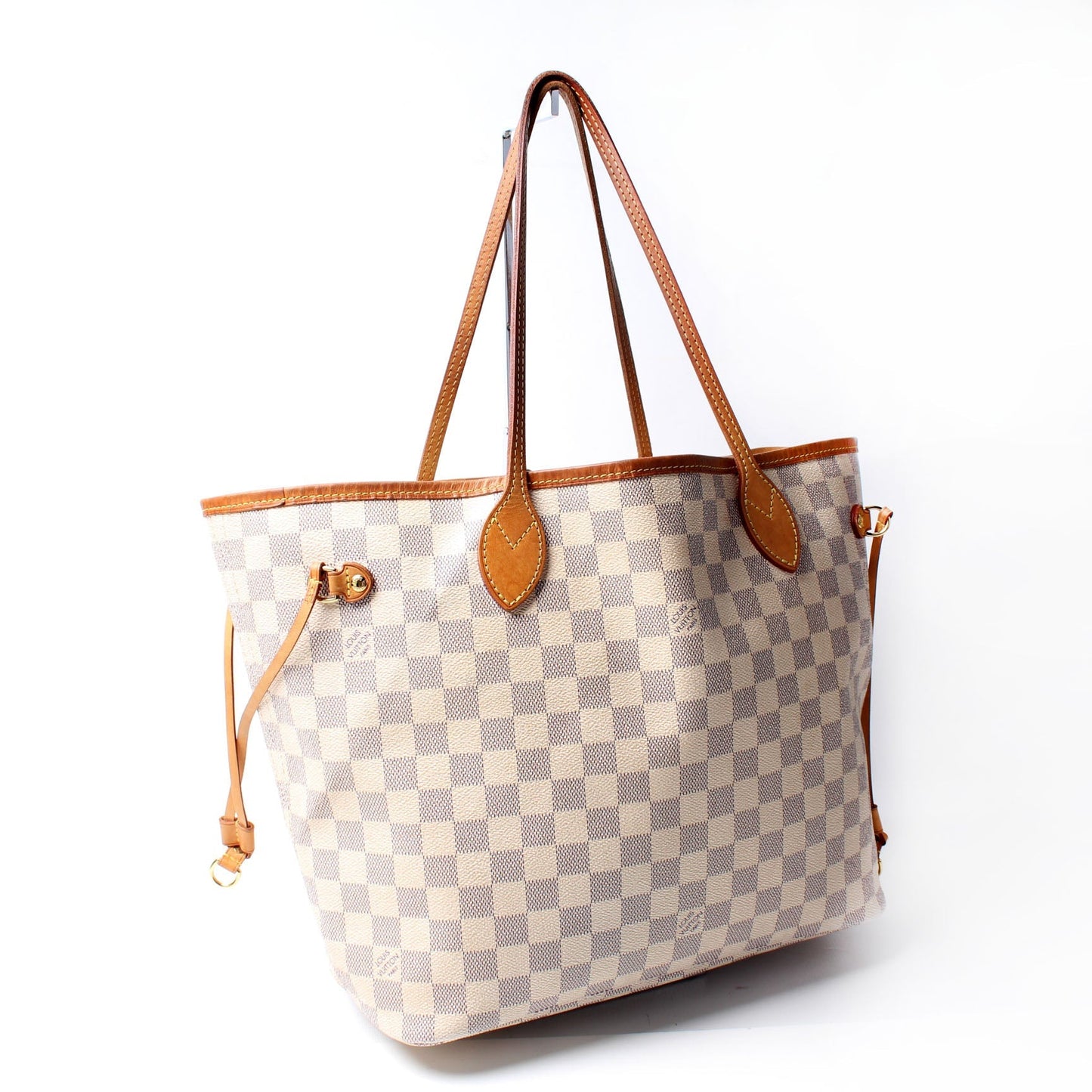 Louis Vuitton Neverfull MM Azur Damier Tote Bag Azur 63
