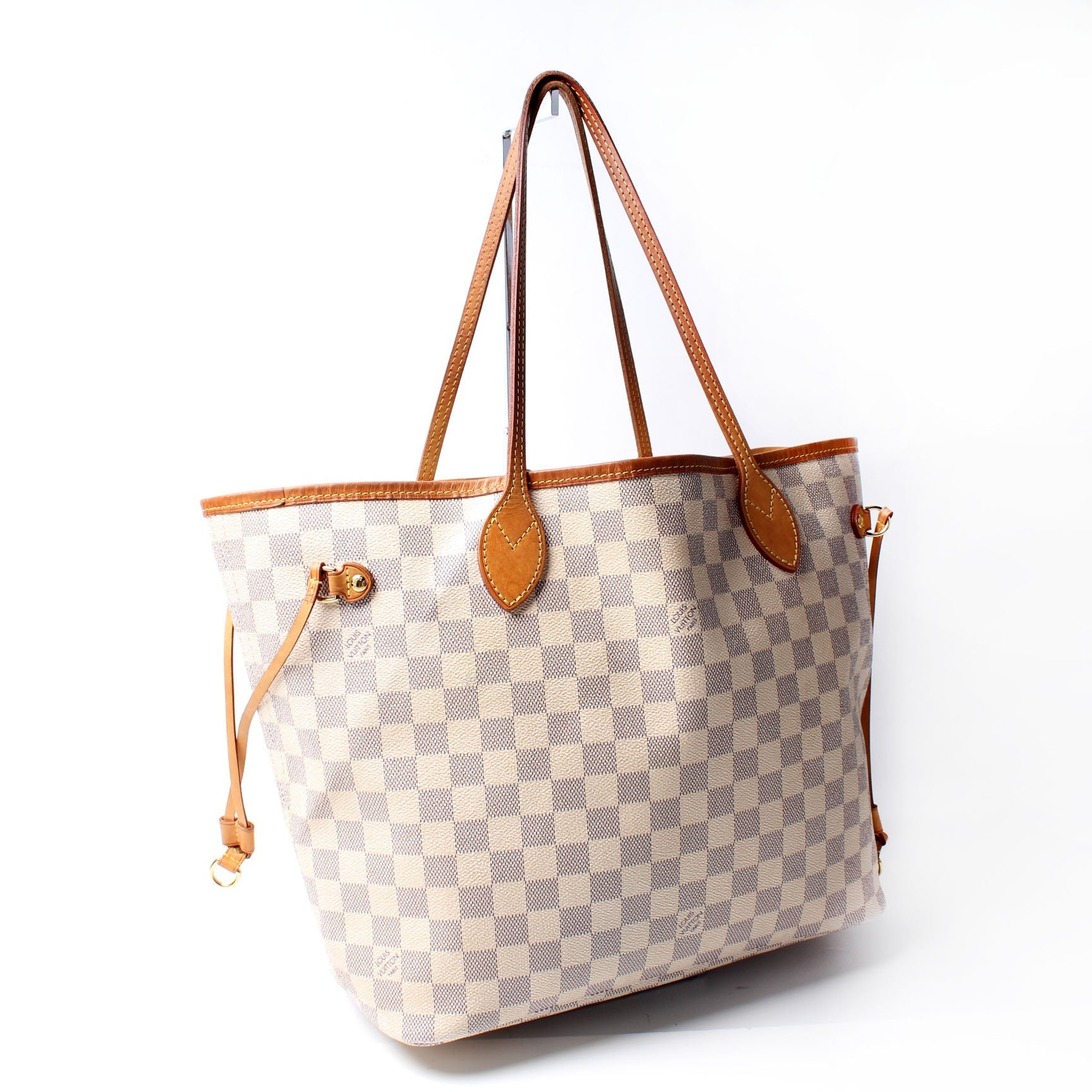 Louis Vuitton Neverfull MM Azur Damier Tote Bag Azur 63