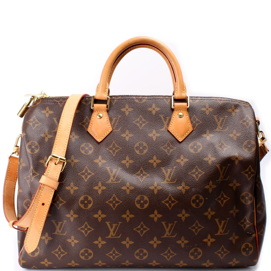 Louis Vuitton Speedy 35 Bandouliere Monogram Handbag