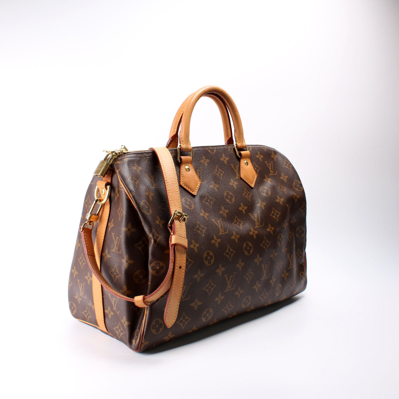 Louis Vuitton Speedy 35 Bandouliere Monogram Handbag