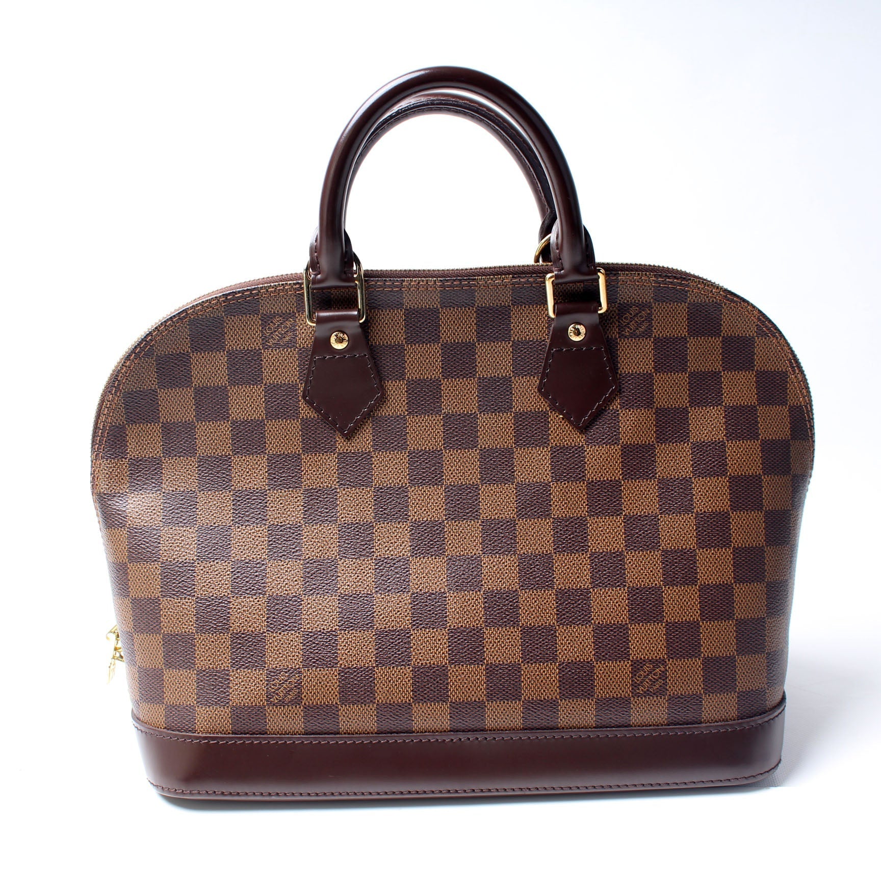 Louis Vuitton Alma PM Ebene Older Damier Handbag