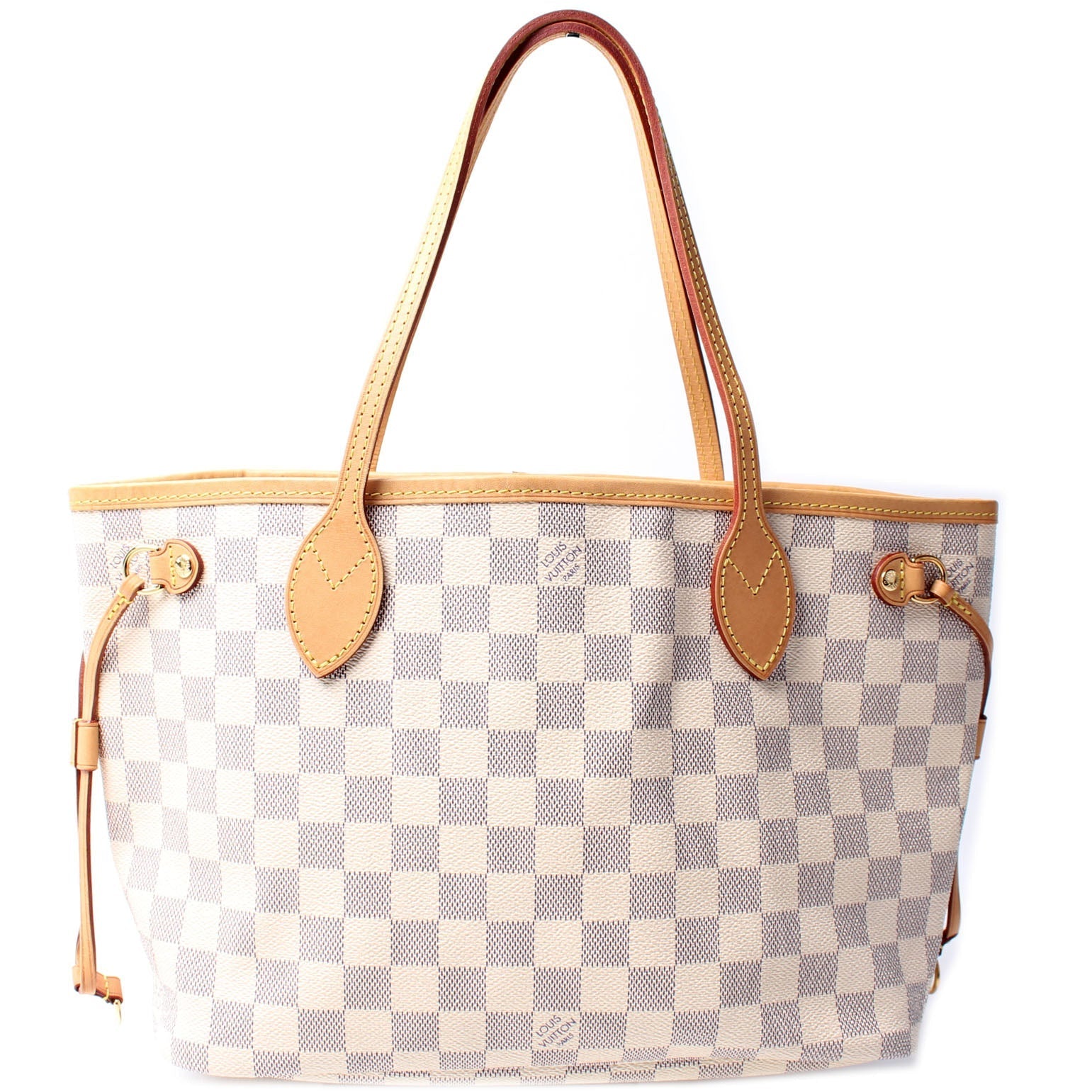 Louis Vuitton Neverfull PM Azur Damier Tote Bag Azur 3