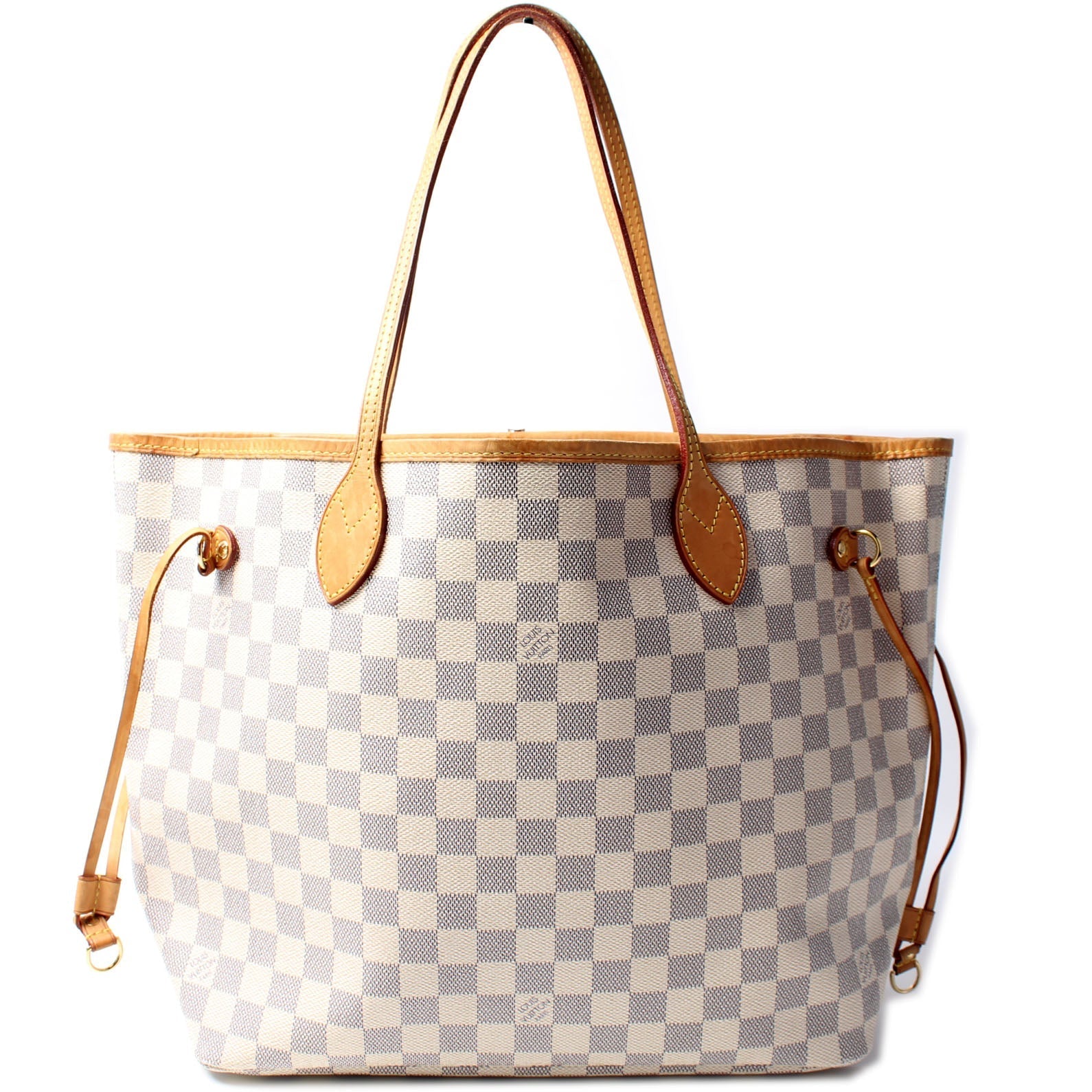 Louis Vuitton Neverfull MM Azur Damier Tote Bag Azur 60