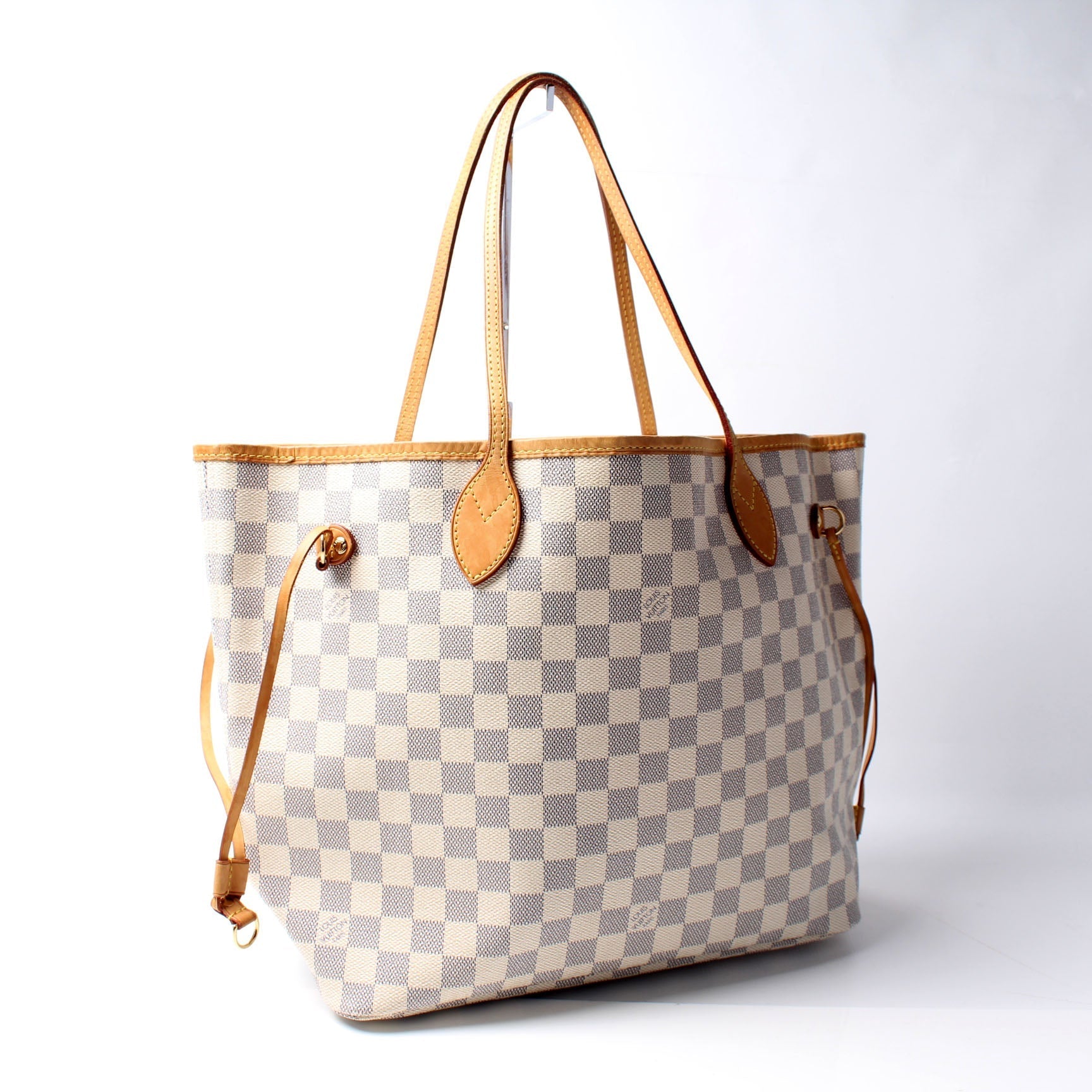 Louis Vuitton Neverfull MM Azur Damier Tote Bag Azur 60