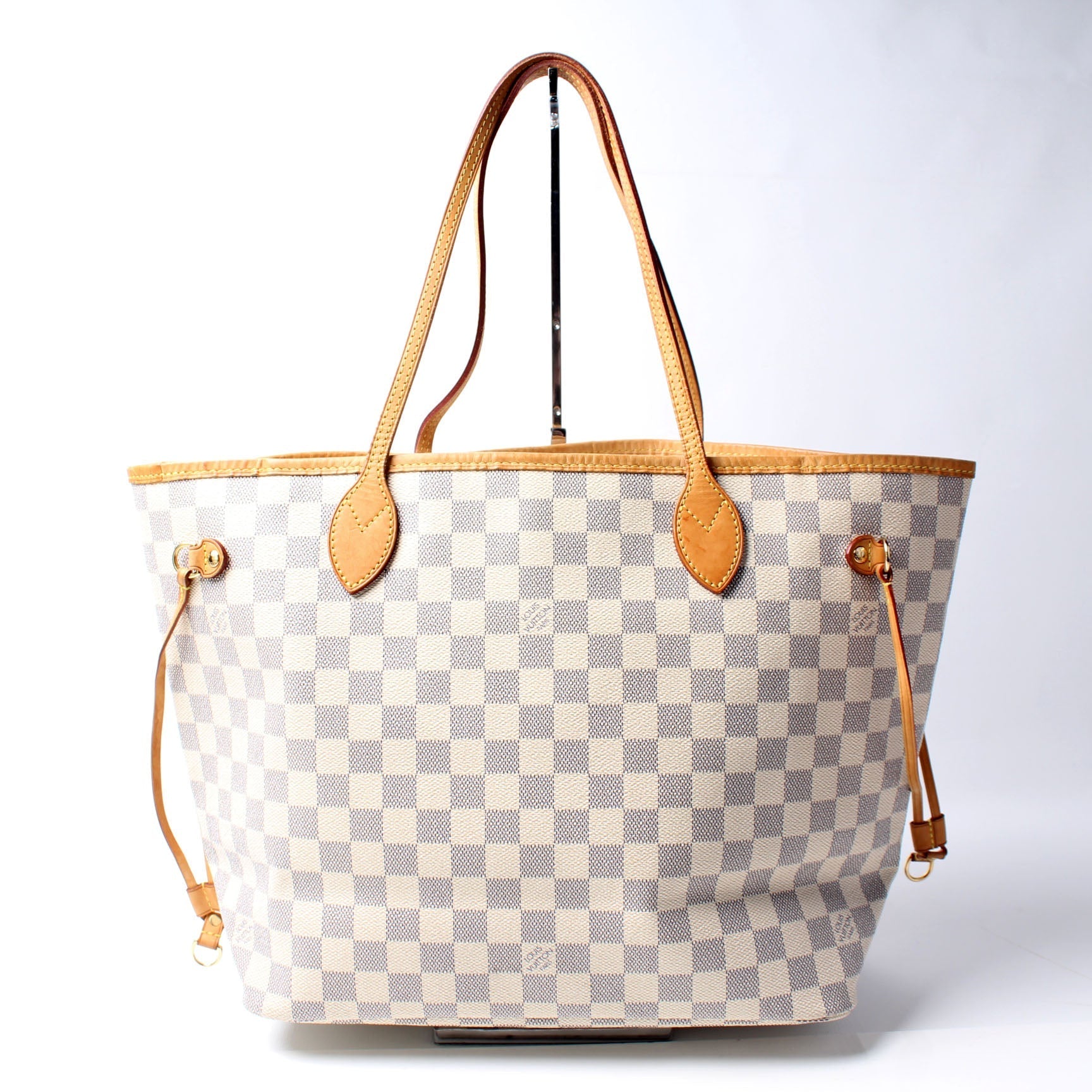 Louis Vuitton Neverfull MM Azur Damier Tote Bag Azur 60