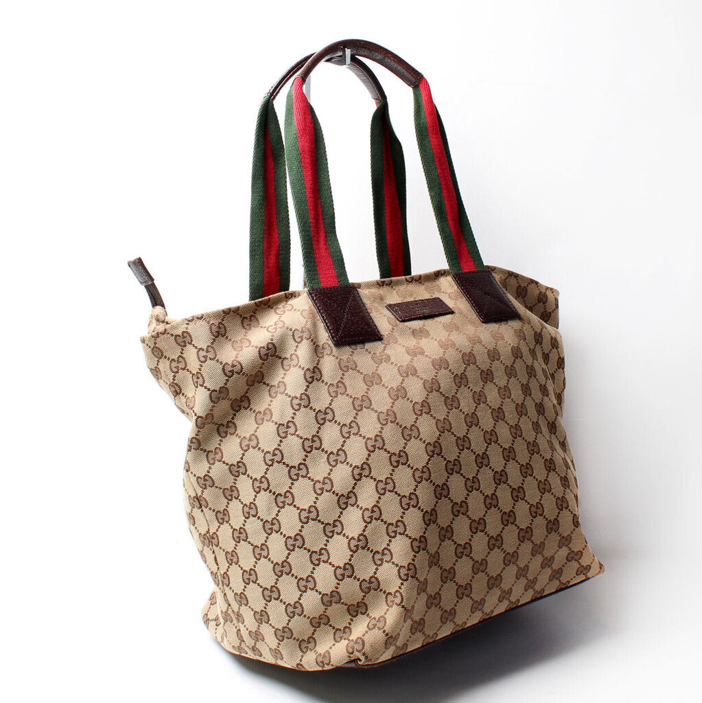 Gucci Web Handle Tote Bag