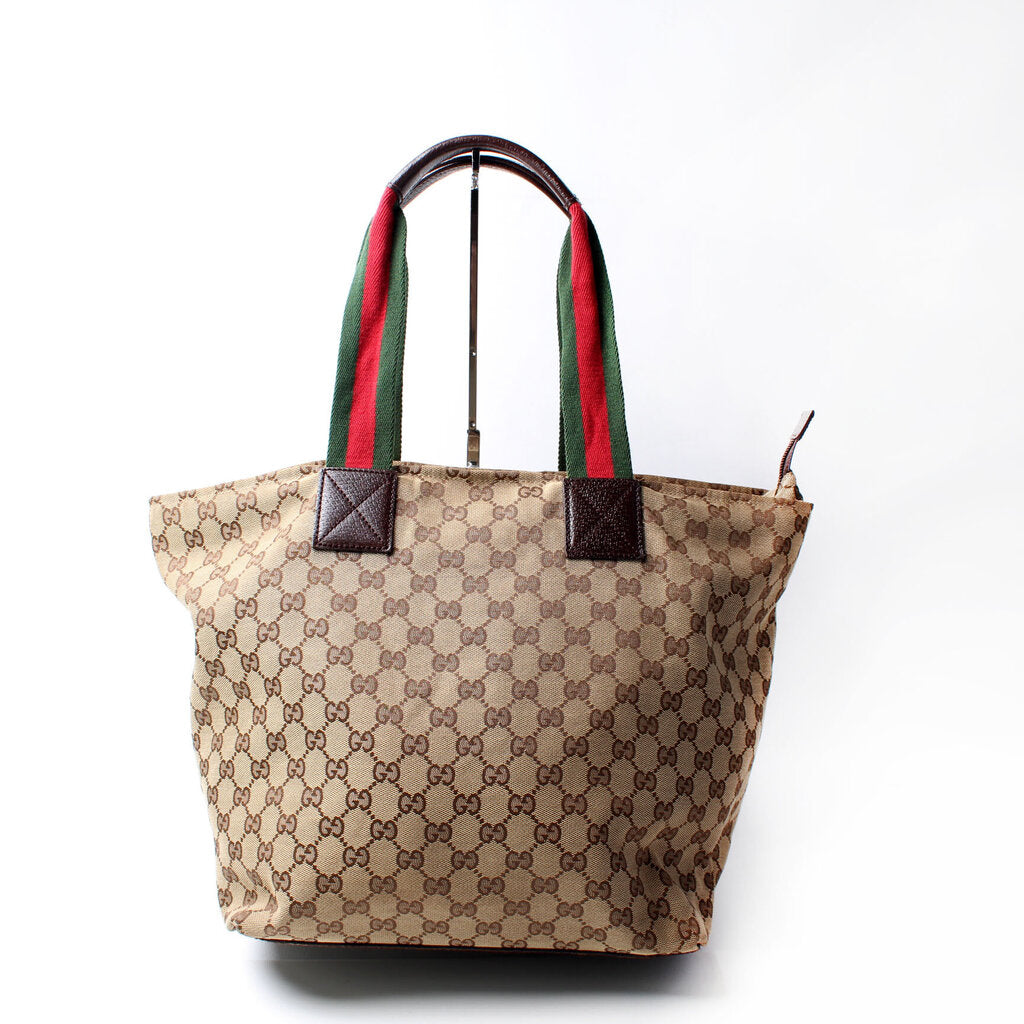 Gucci Web Handle Tote Bag